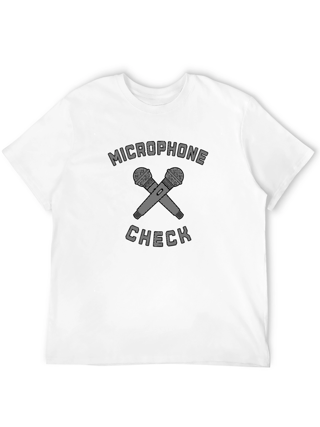 Microphone Check Graphic T-Shirt
