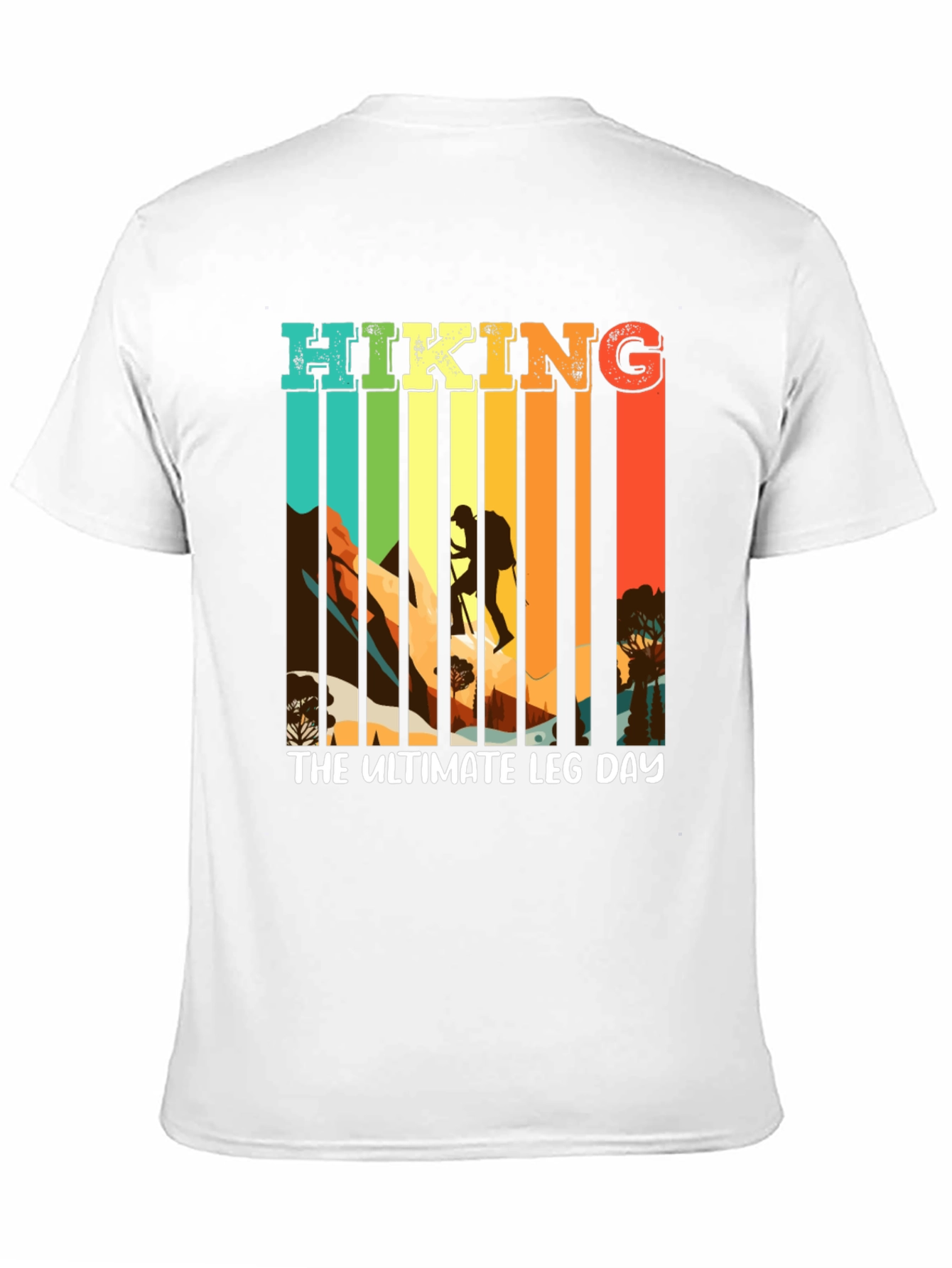 Hiking The Ultimate Leg Day Black T-Shirt