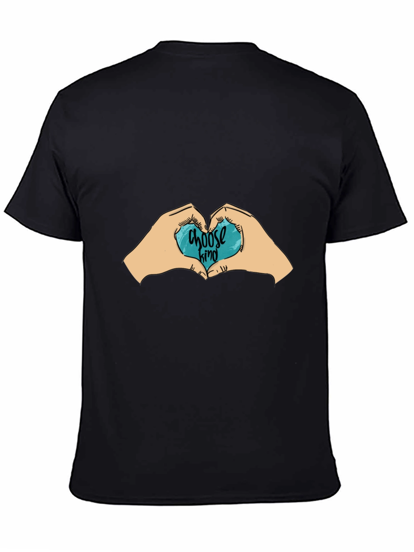 Choose Kind T-Shirt - Black Crew Neck Tee