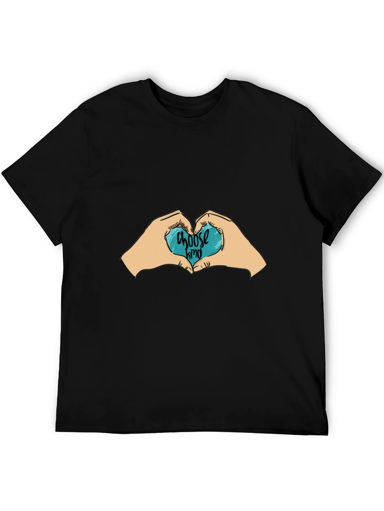 Choose Kind T-Shirt - Black Crew Neck Tee