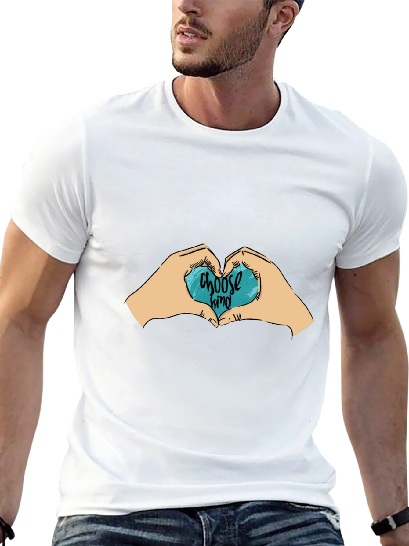 Choose Kind T-Shirt - Black Crew Neck Tee