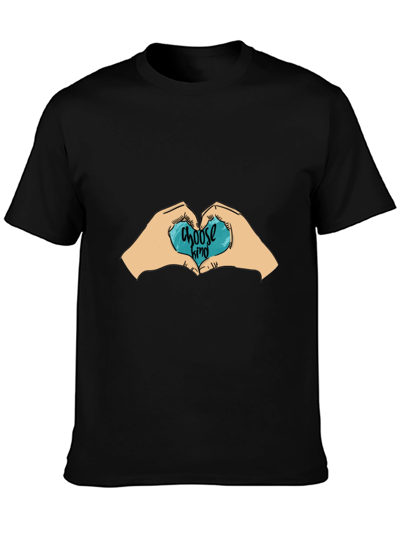 Choose Kind T-Shirt - Black Crew Neck Tee