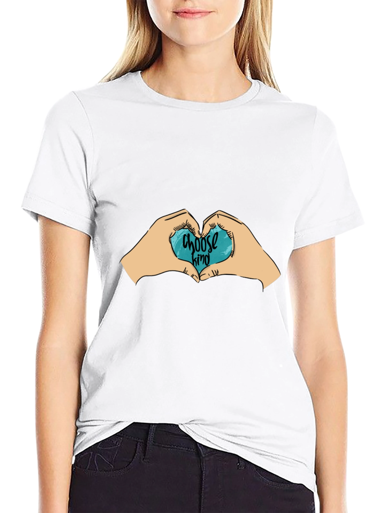 Choose Kind T-Shirt - Black Crew Neck Tee