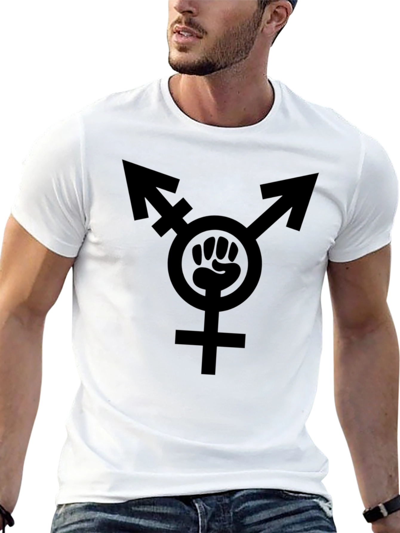 Empowered Transgender Fist T-Shirt