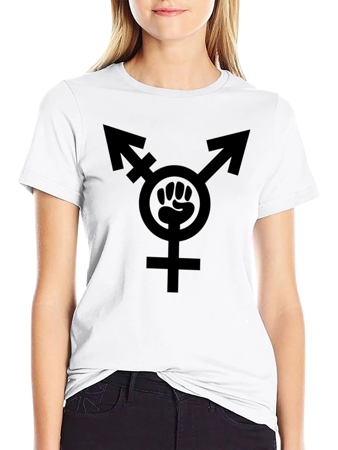 Empowered Transgender Fist T-Shirt
