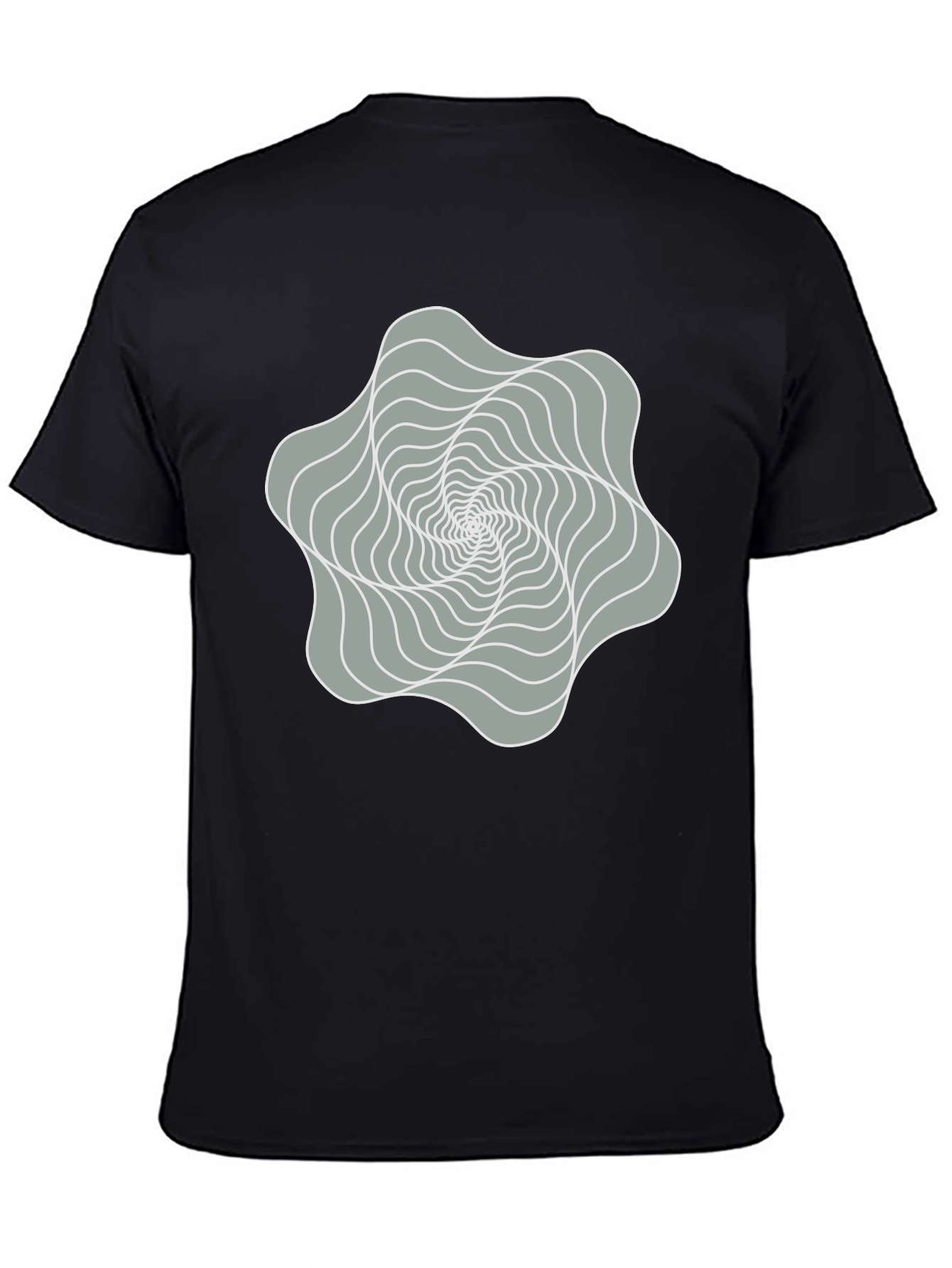 Abstract Optical Illusion Graphic T-Shirt