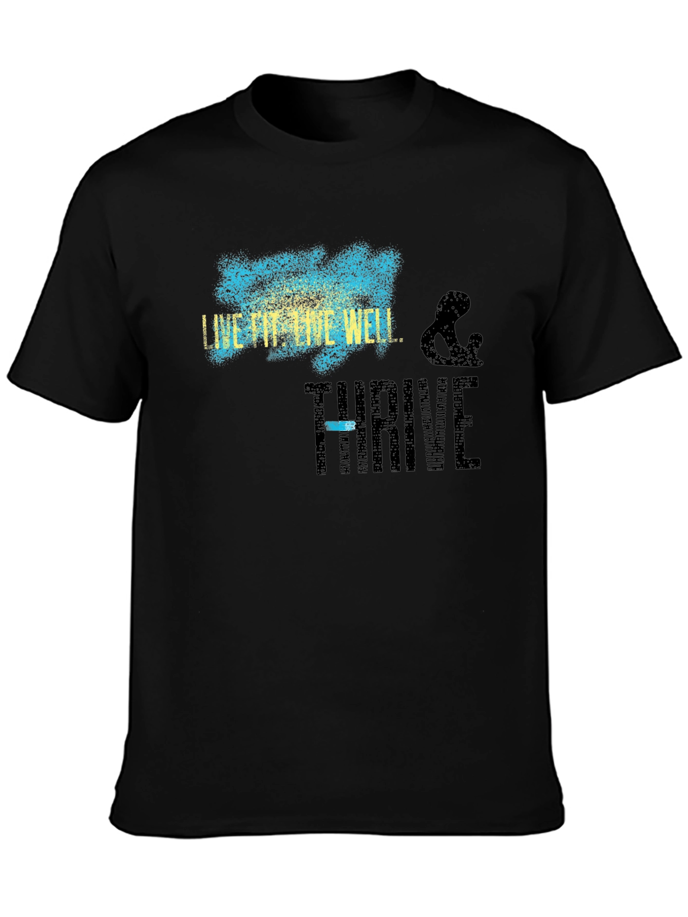 Live Fit Thrive Well Graphic T-Shirt