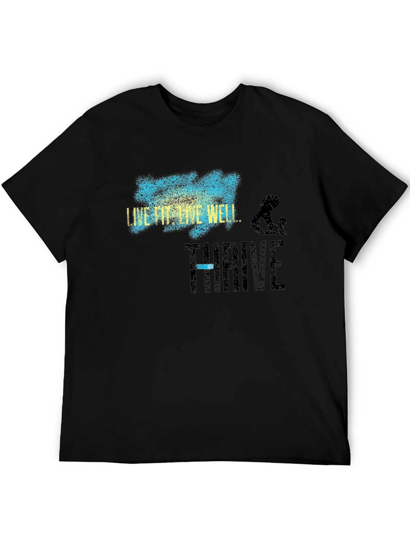 Live Fit Thrive Well Graphic T-Shirt