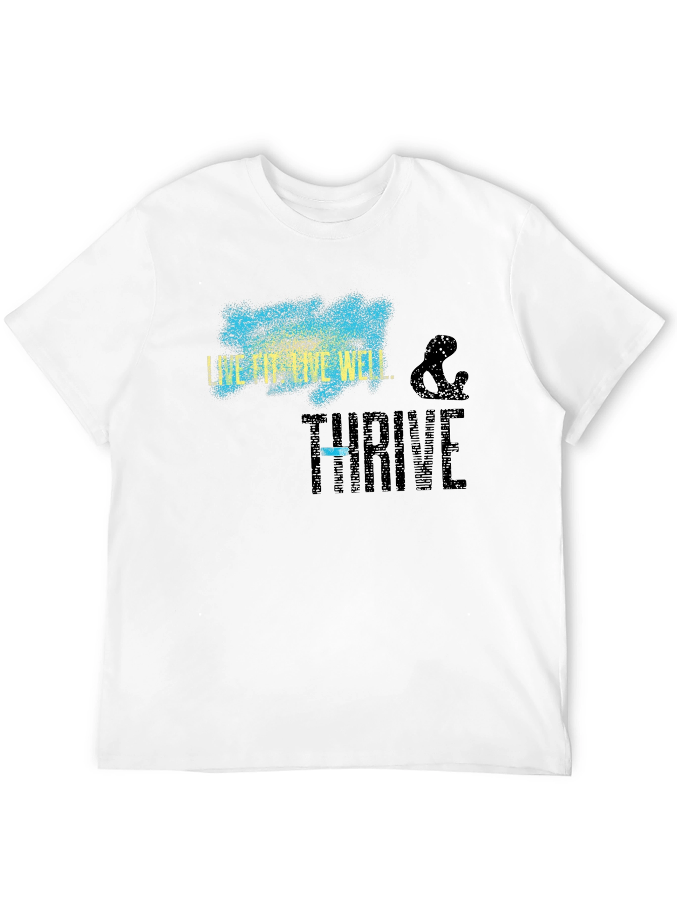 Live Fit Thrive Well Graphic T-Shirt