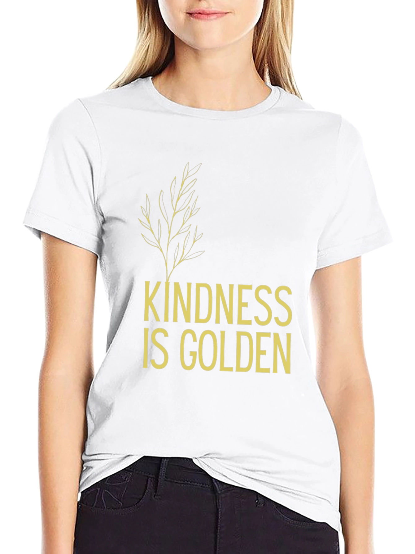 Kindness Is Golden Graphic Tee - Stylish Comfort