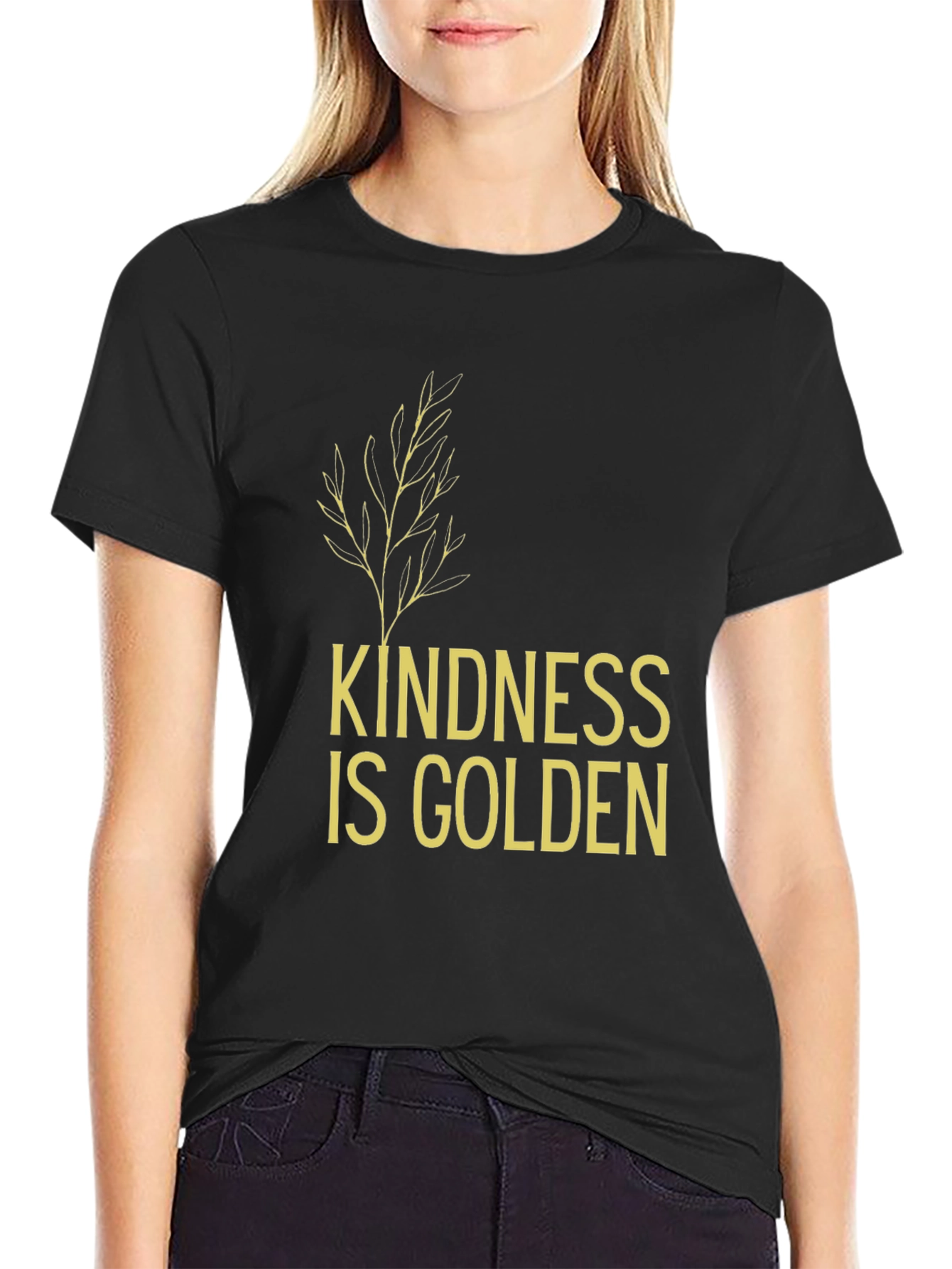 Kindness Is Golden Graphic Tee - Stylish Comfort