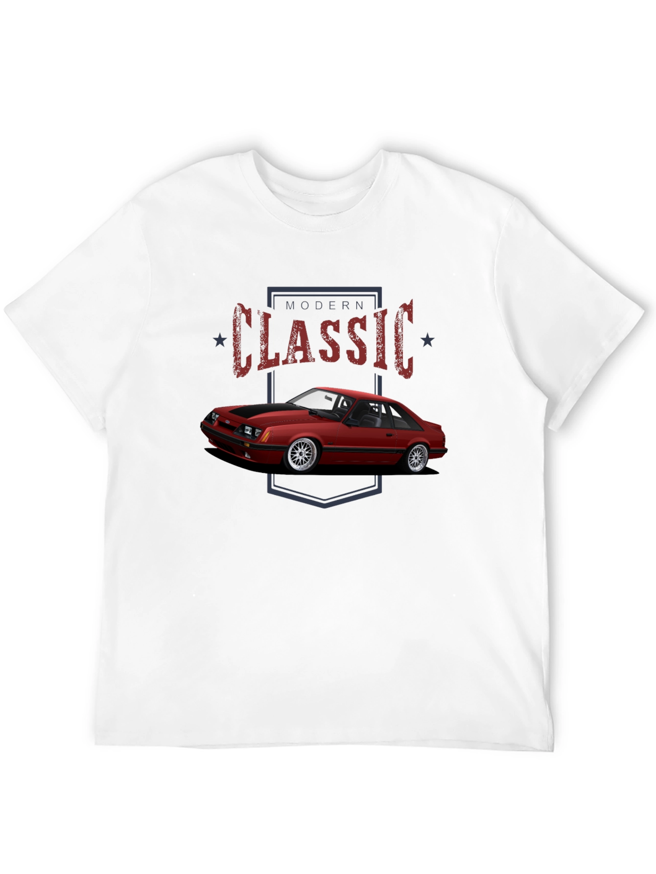 Modern Classic Car Graphic T-Shirt