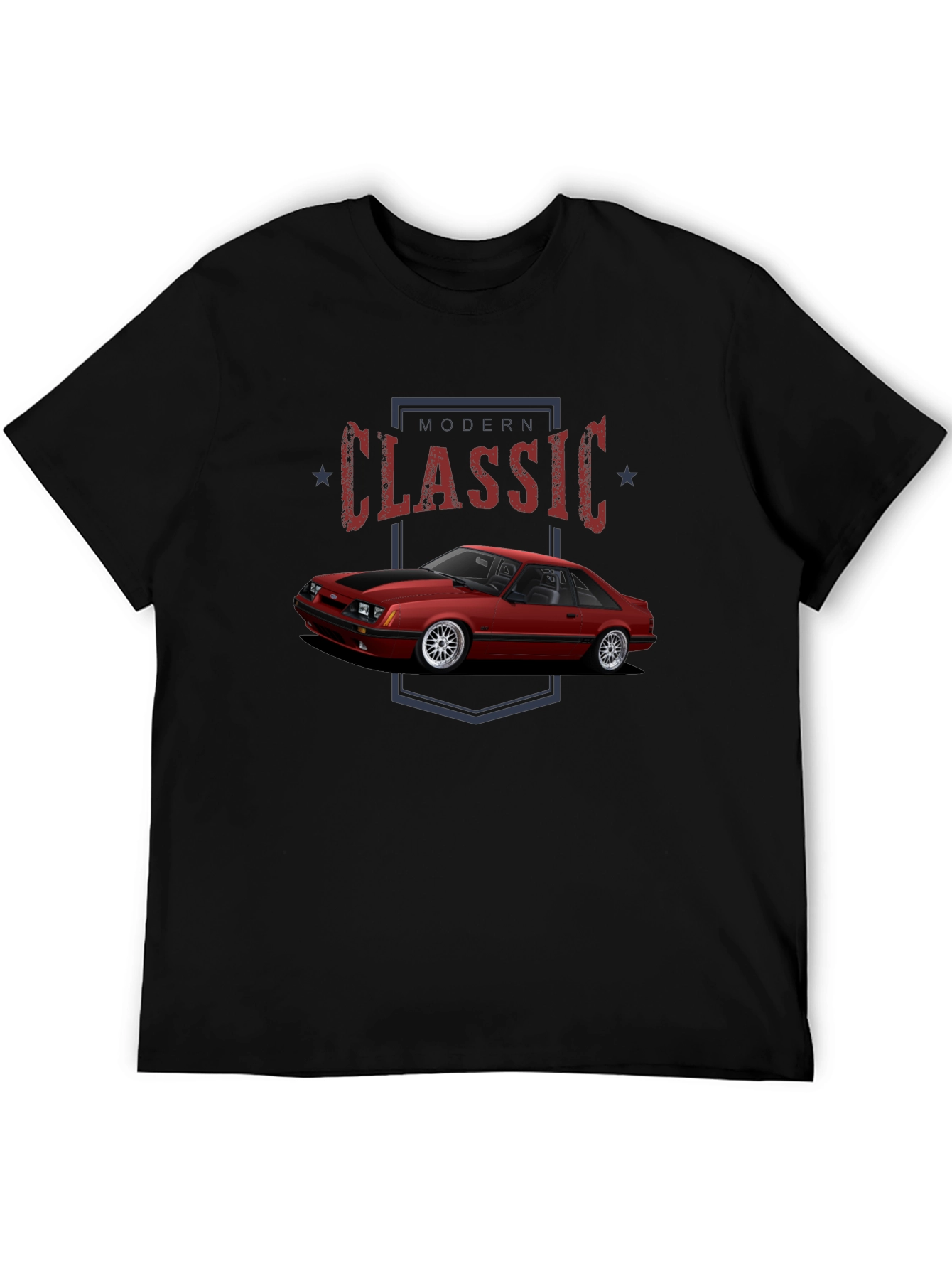 Modern Classic Car Graphic T-Shirt