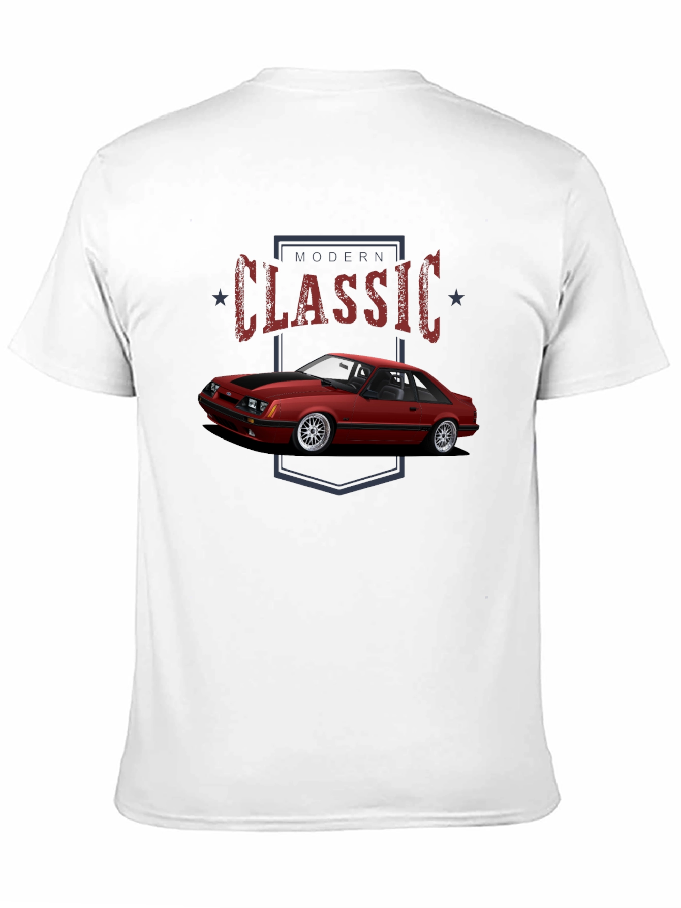 Modern Classic Car Graphic T-Shirt