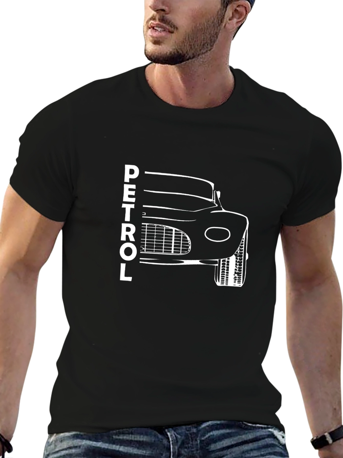 Petrol Car Graphic Tee - Cool Automotive Shirt