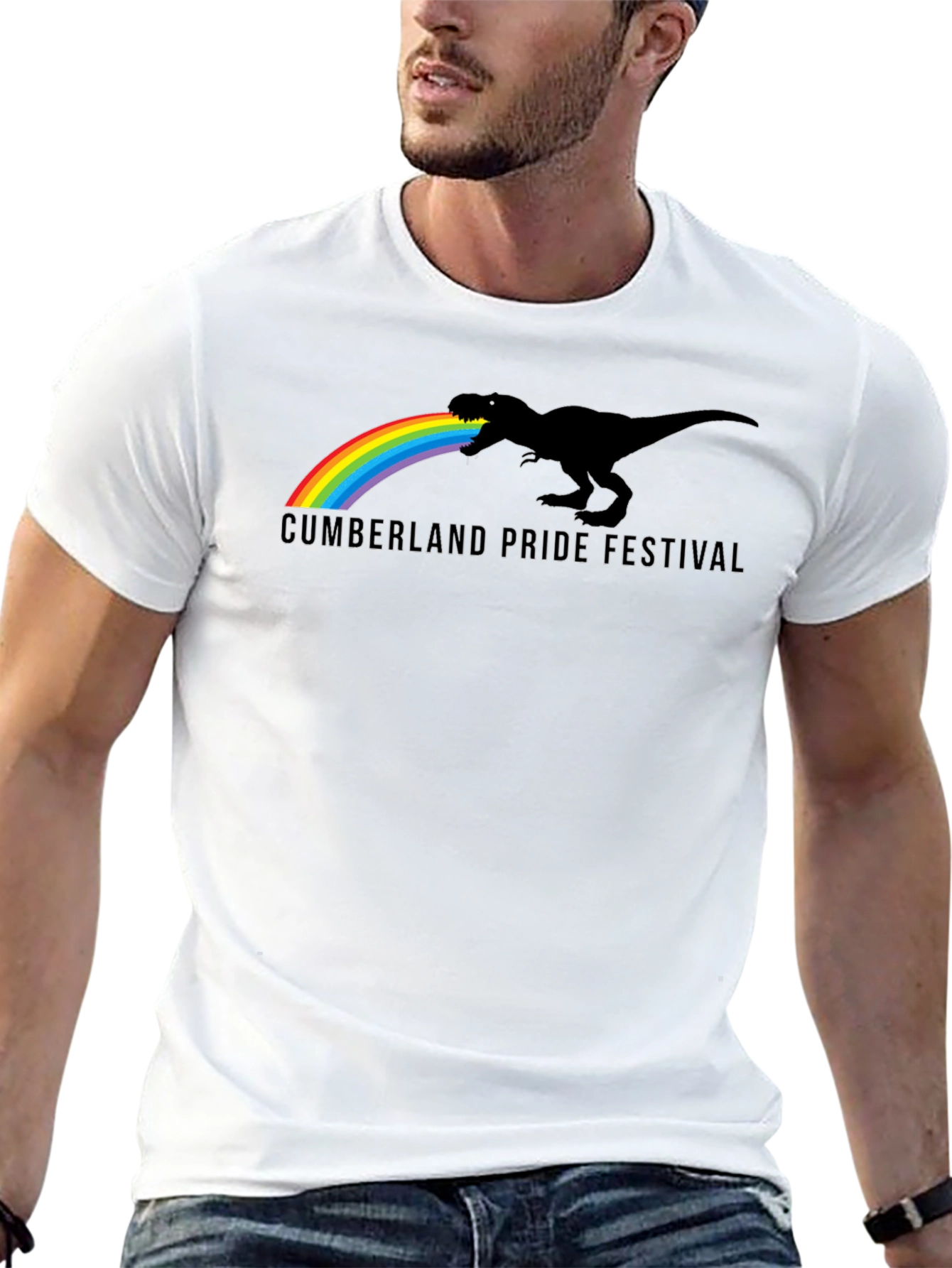 Pride Festival T-Rex Rainbow T-Shirt