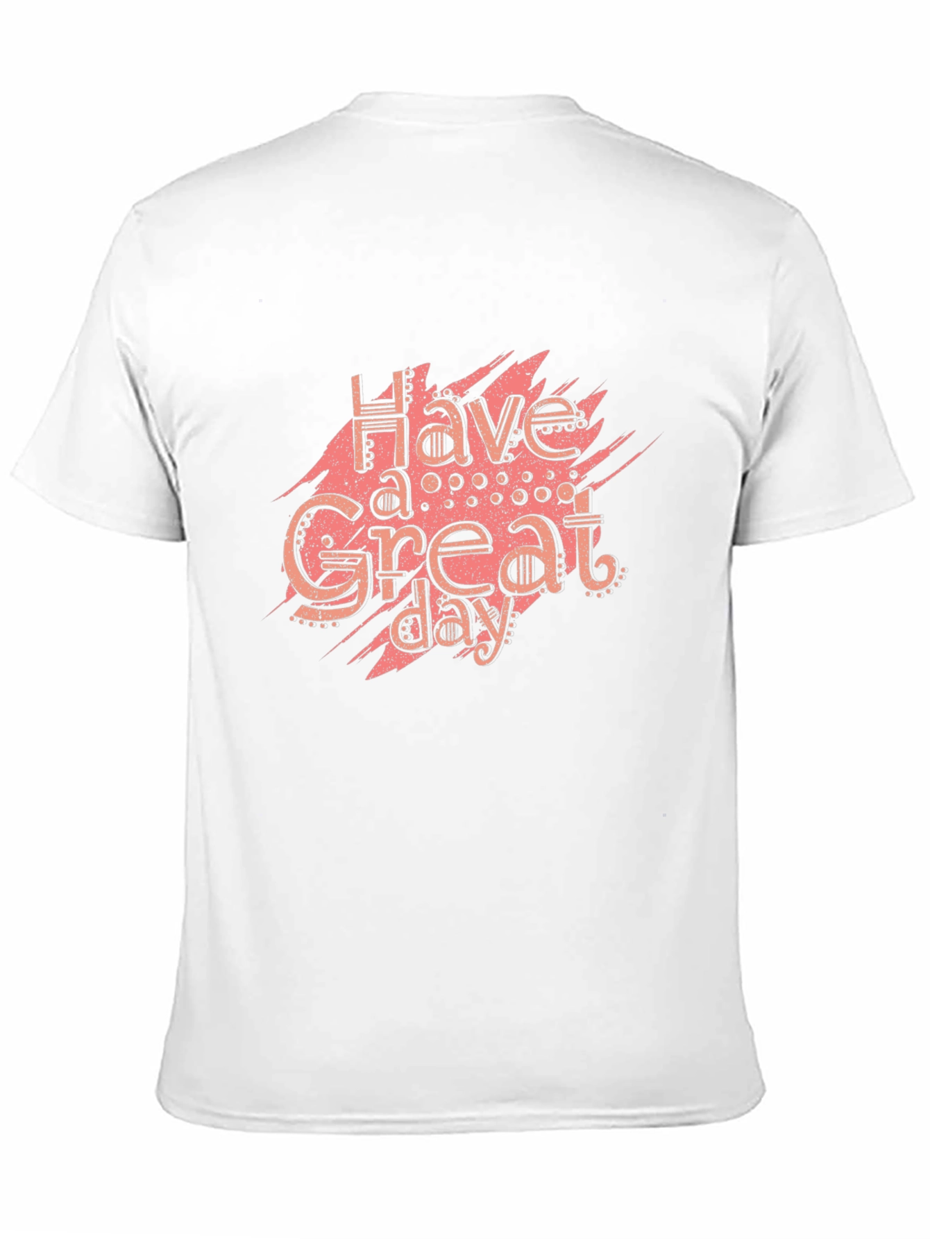 Have A Great Day Black Graphic Tee
