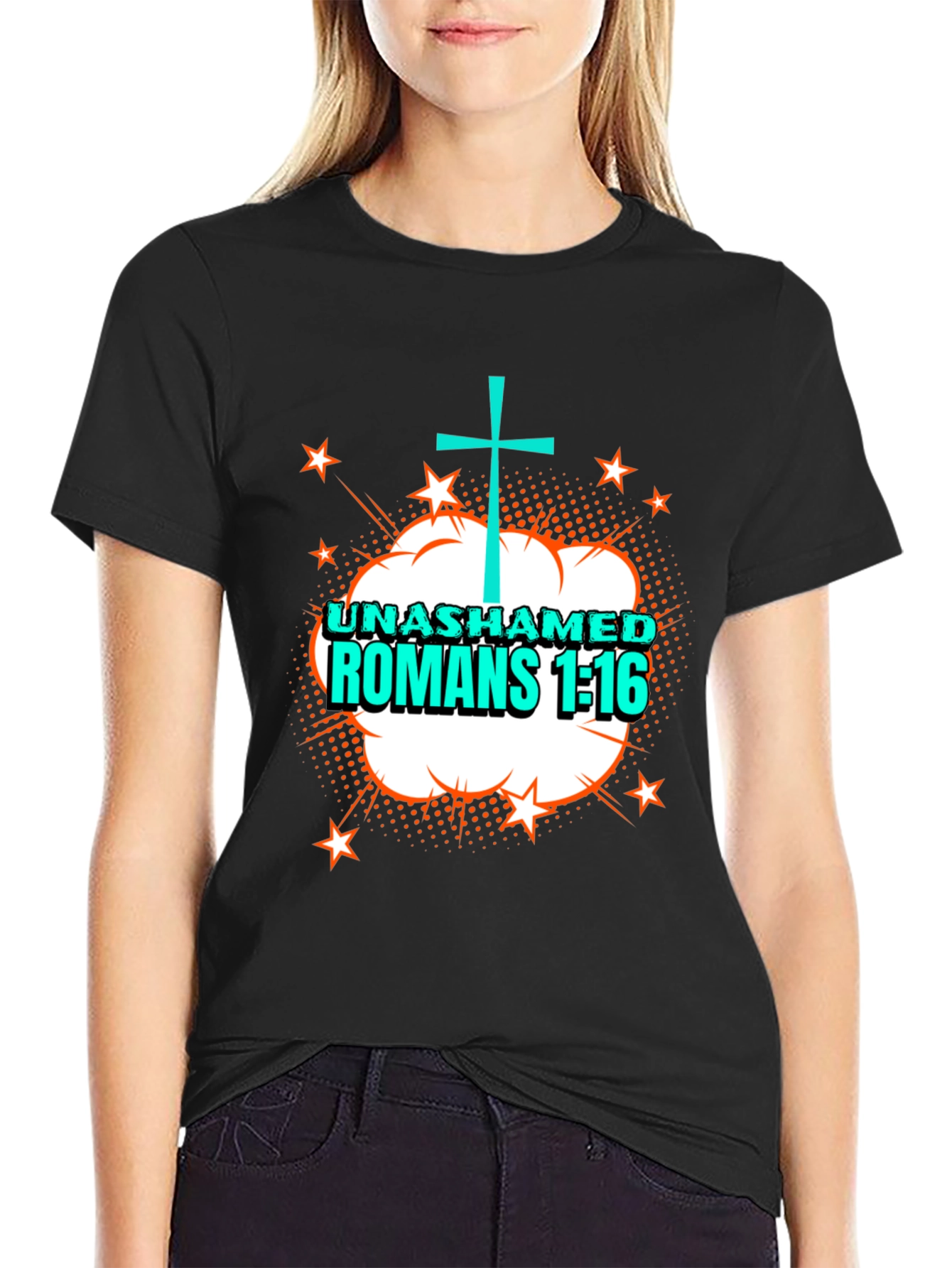Unashamed Romans 1:16 Christian T-Shirt
