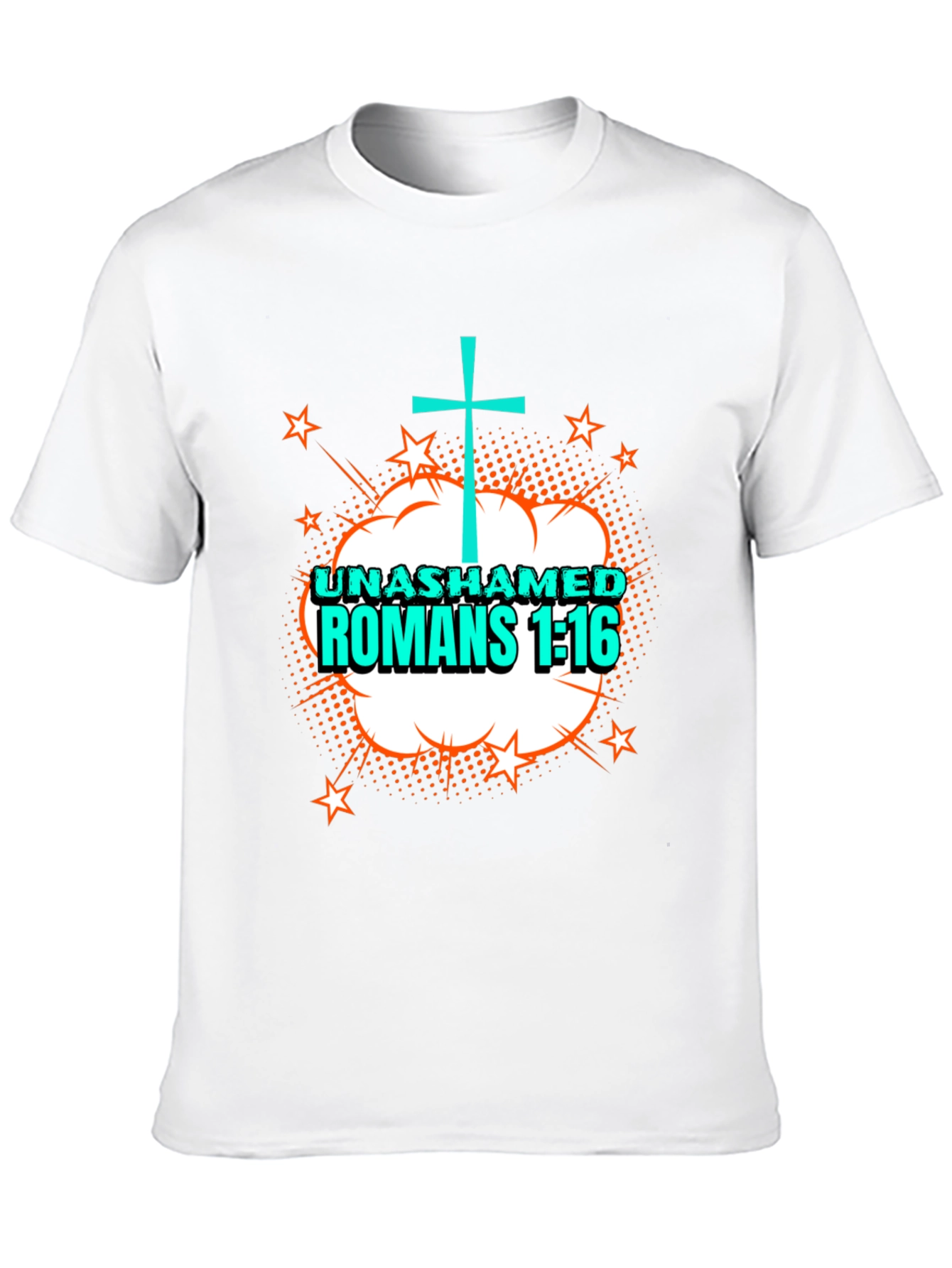 Unashamed Romans 1:16 Christian T-Shirt