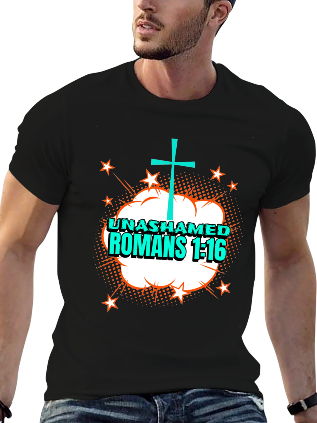 Unashamed Romans 1:16 Christian T-Shirt