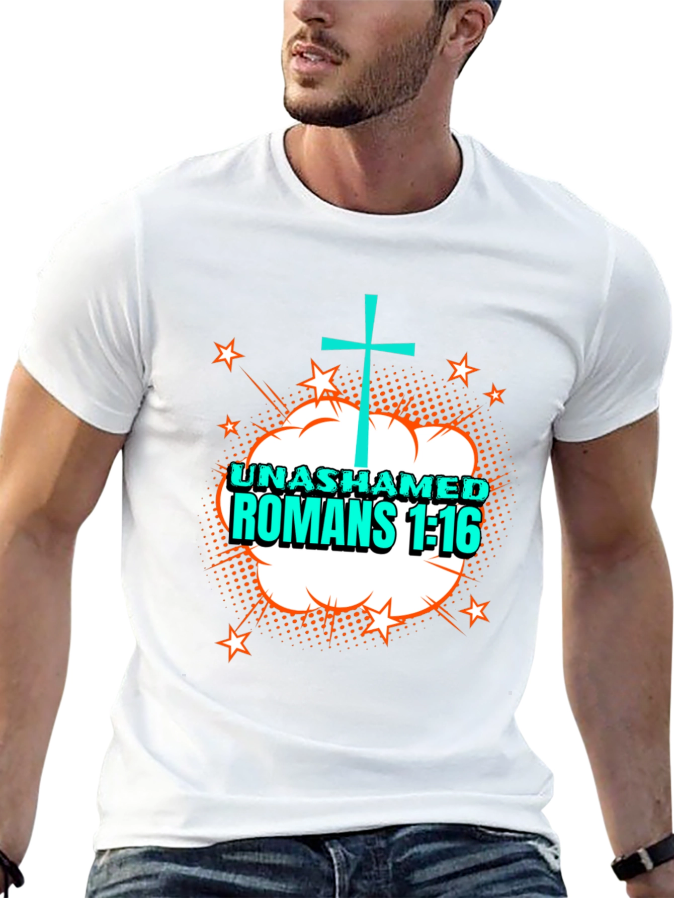 Unashamed Romans 1:16 Christian T-Shirt