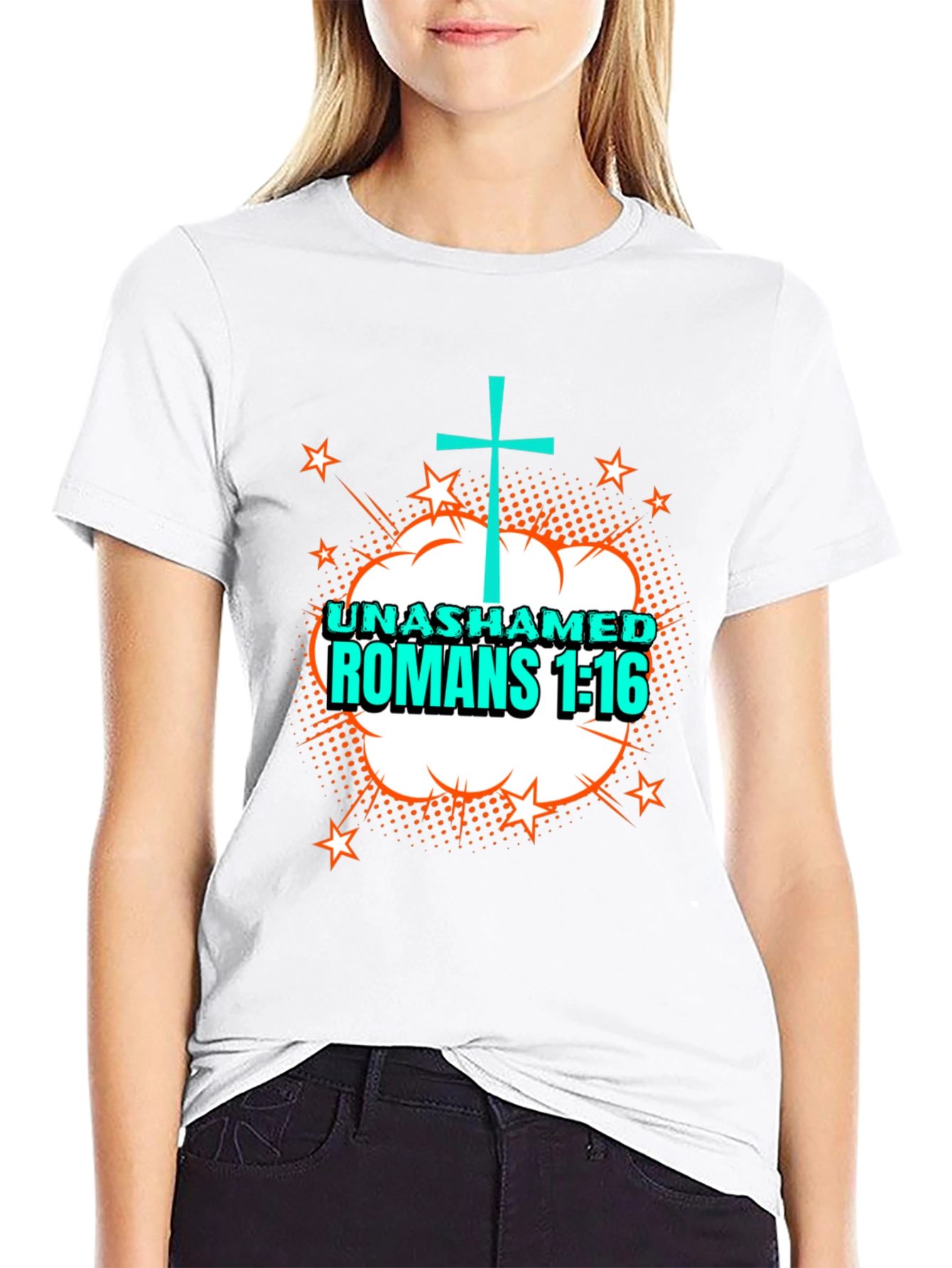 Unashamed Romans 1:16 Christian T-Shirt