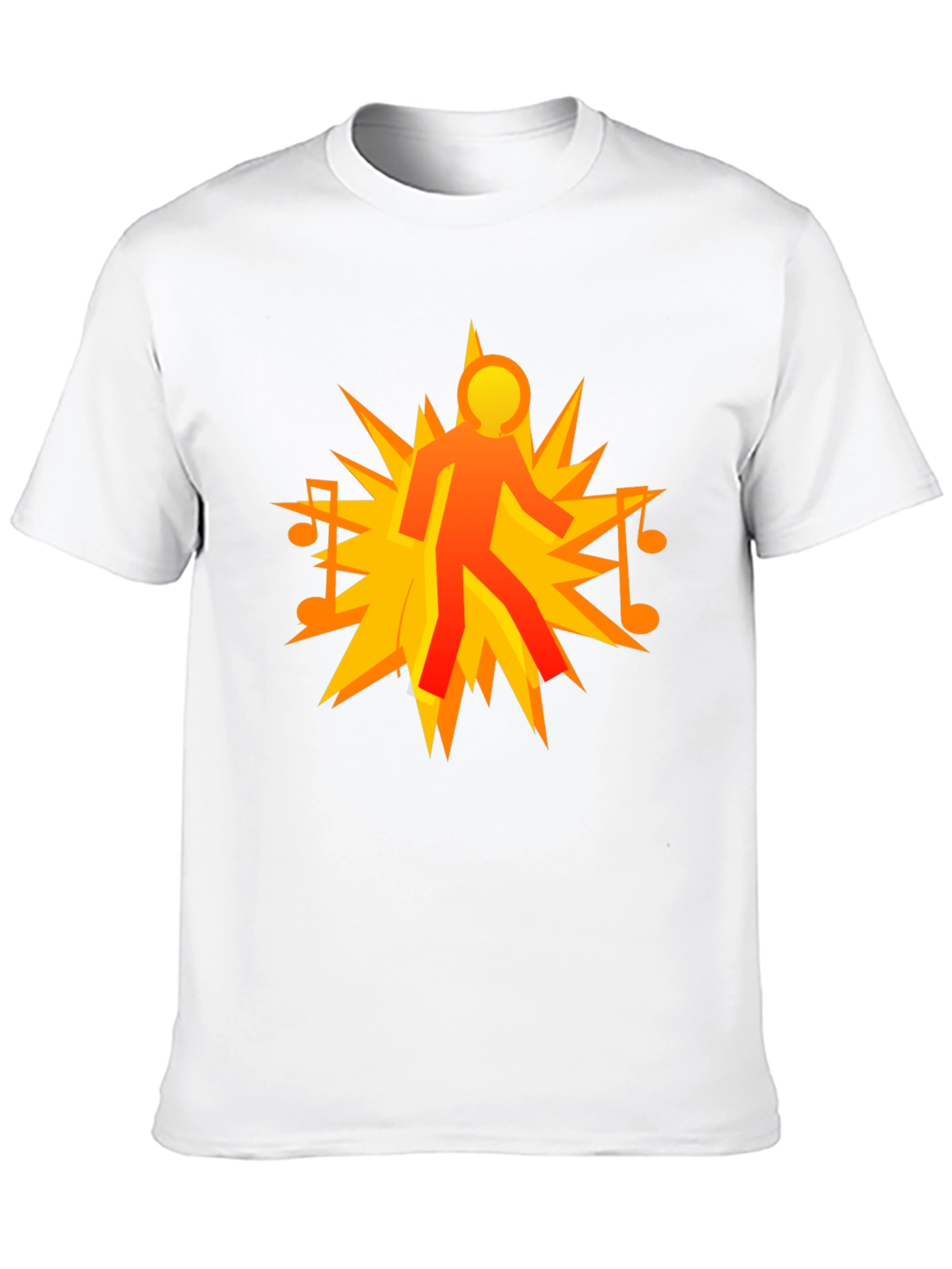 Music Man Explosion Graphic T-Shirt