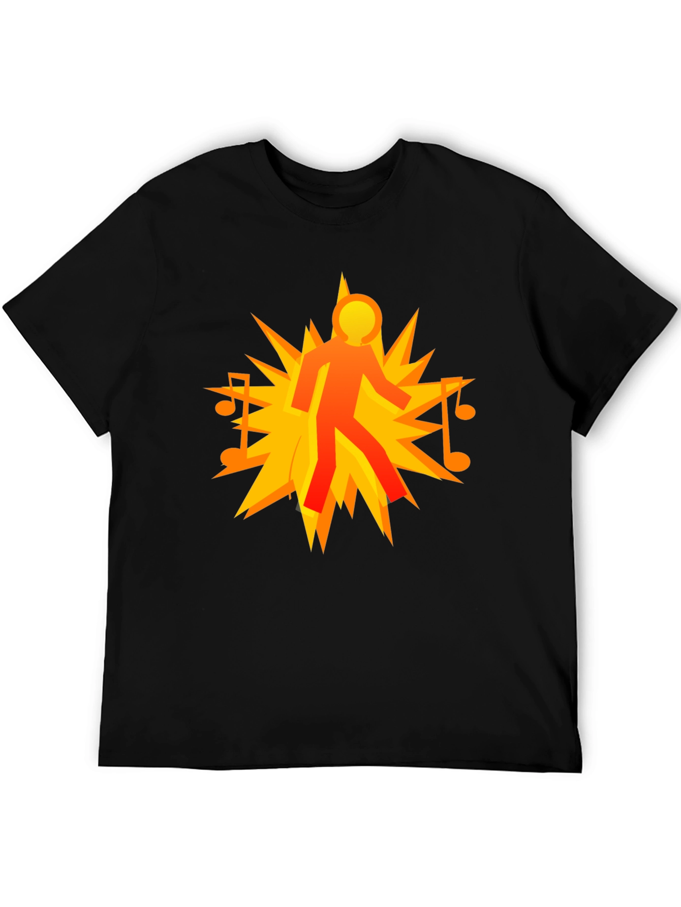 Music Man Explosion Graphic T-Shirt