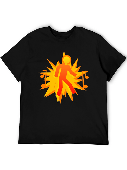 Music Man Explosion Graphic T-Shirt