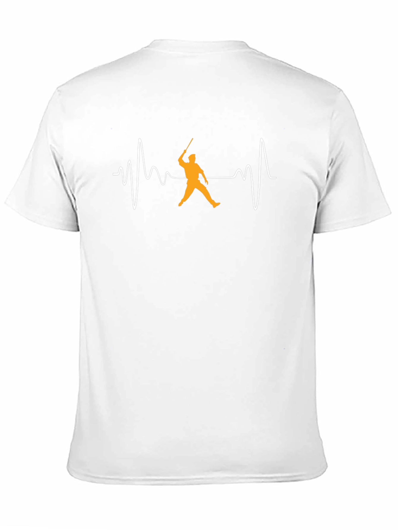 Cricket Heartbeat T-Shirt - Black Cotton Tee