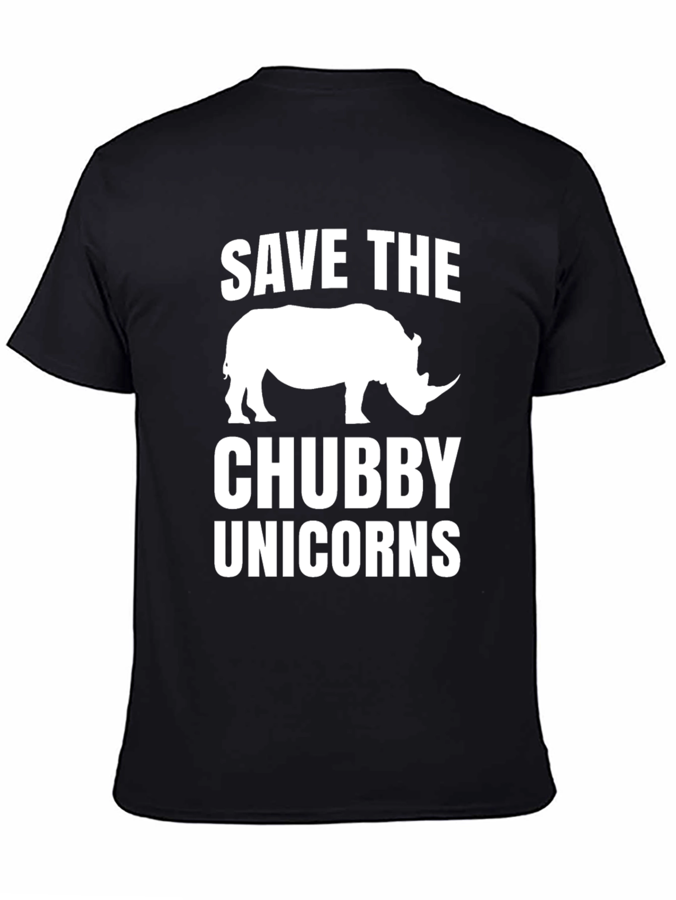 Save the Chubby Unicorns Rhino T-Shirt