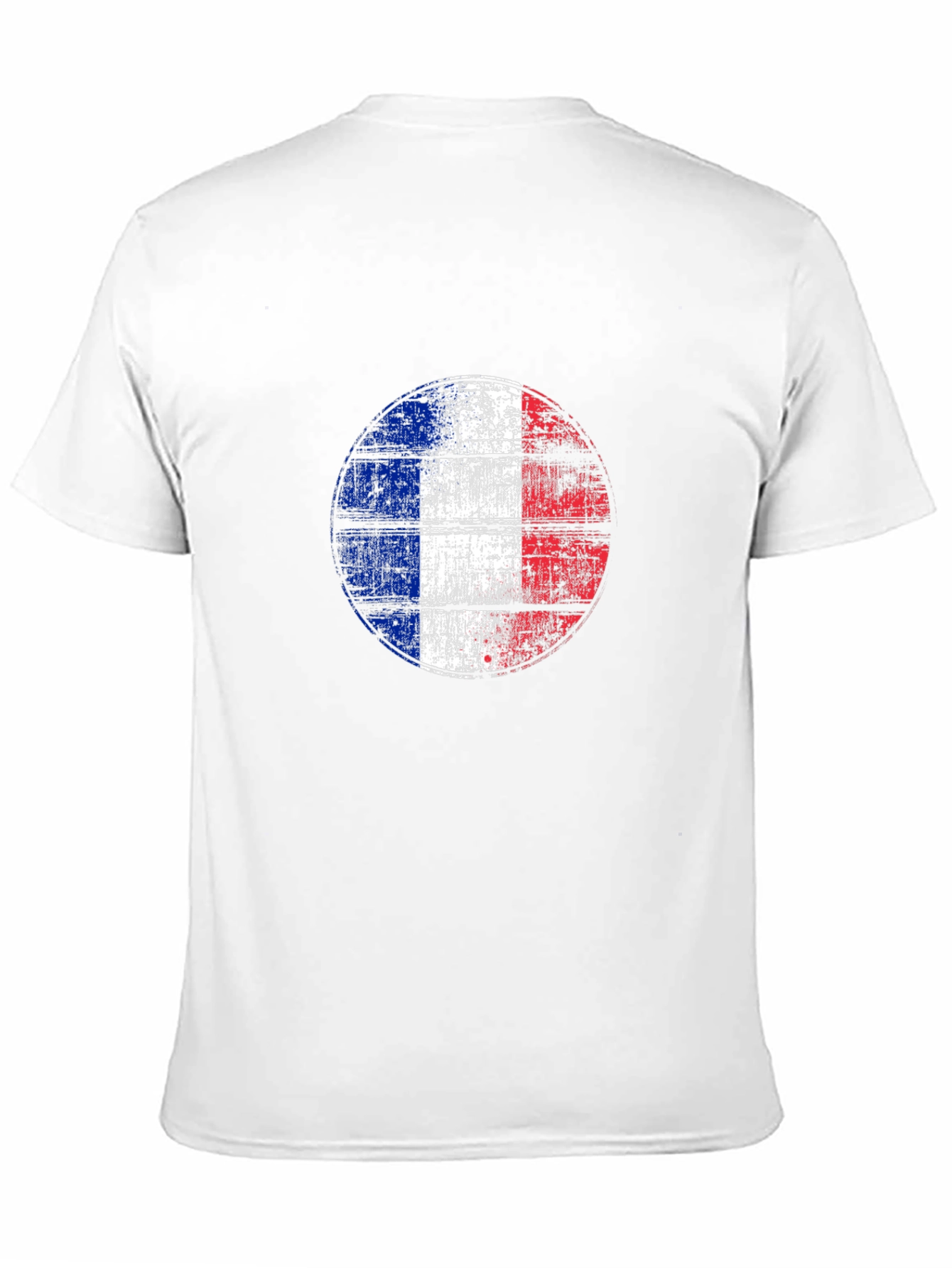 French Flag T-Shirt - Distressed Graphic Tee