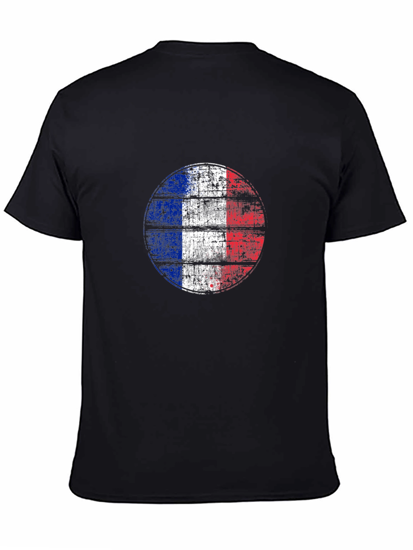 French Flag T-Shirt - Distressed Graphic Tee