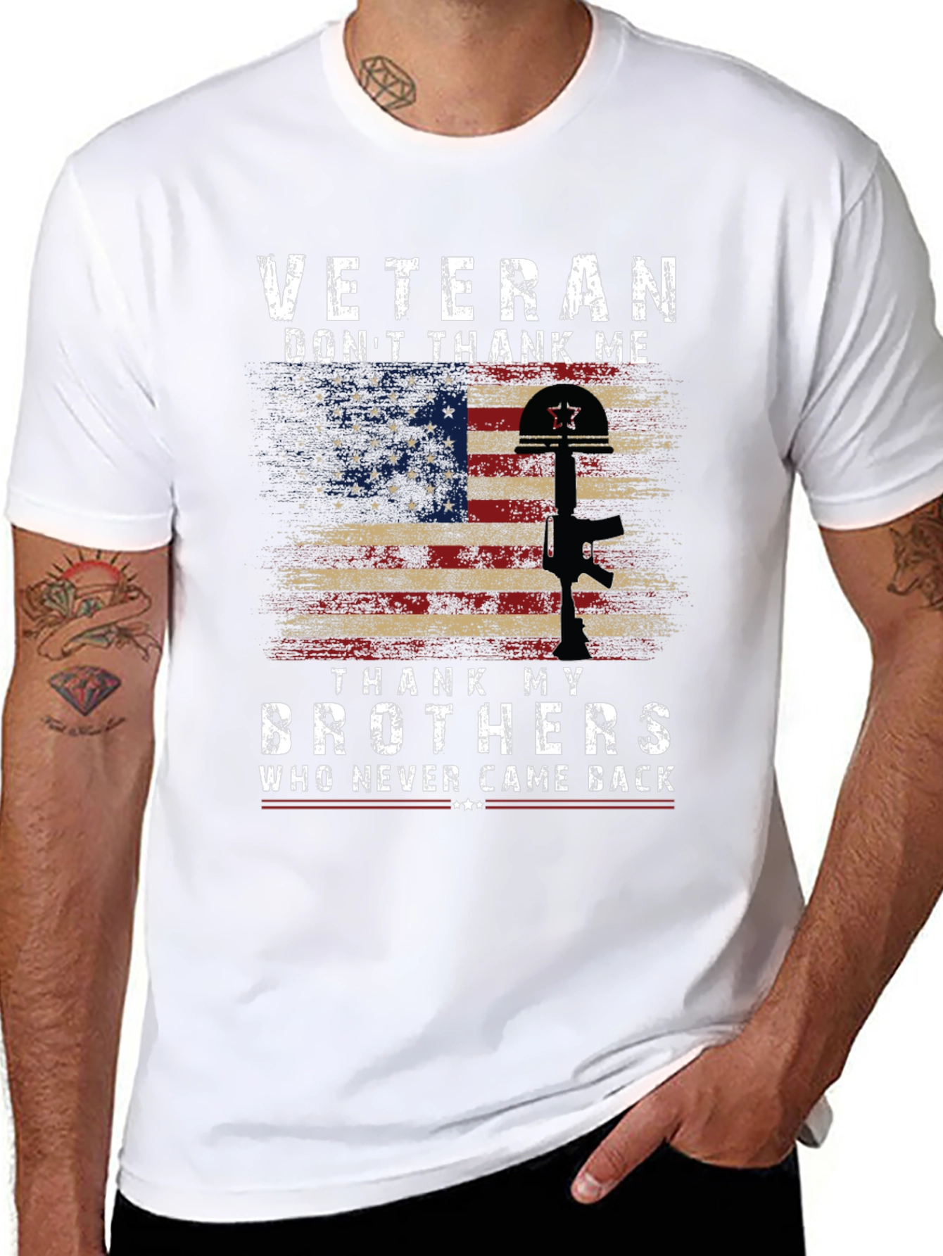 Veteran Tribute T-Shirt: Never Forget