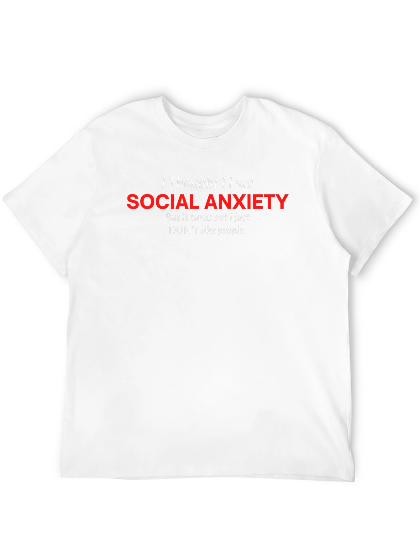 Social Anxiety Graphic Tee - Unisex
