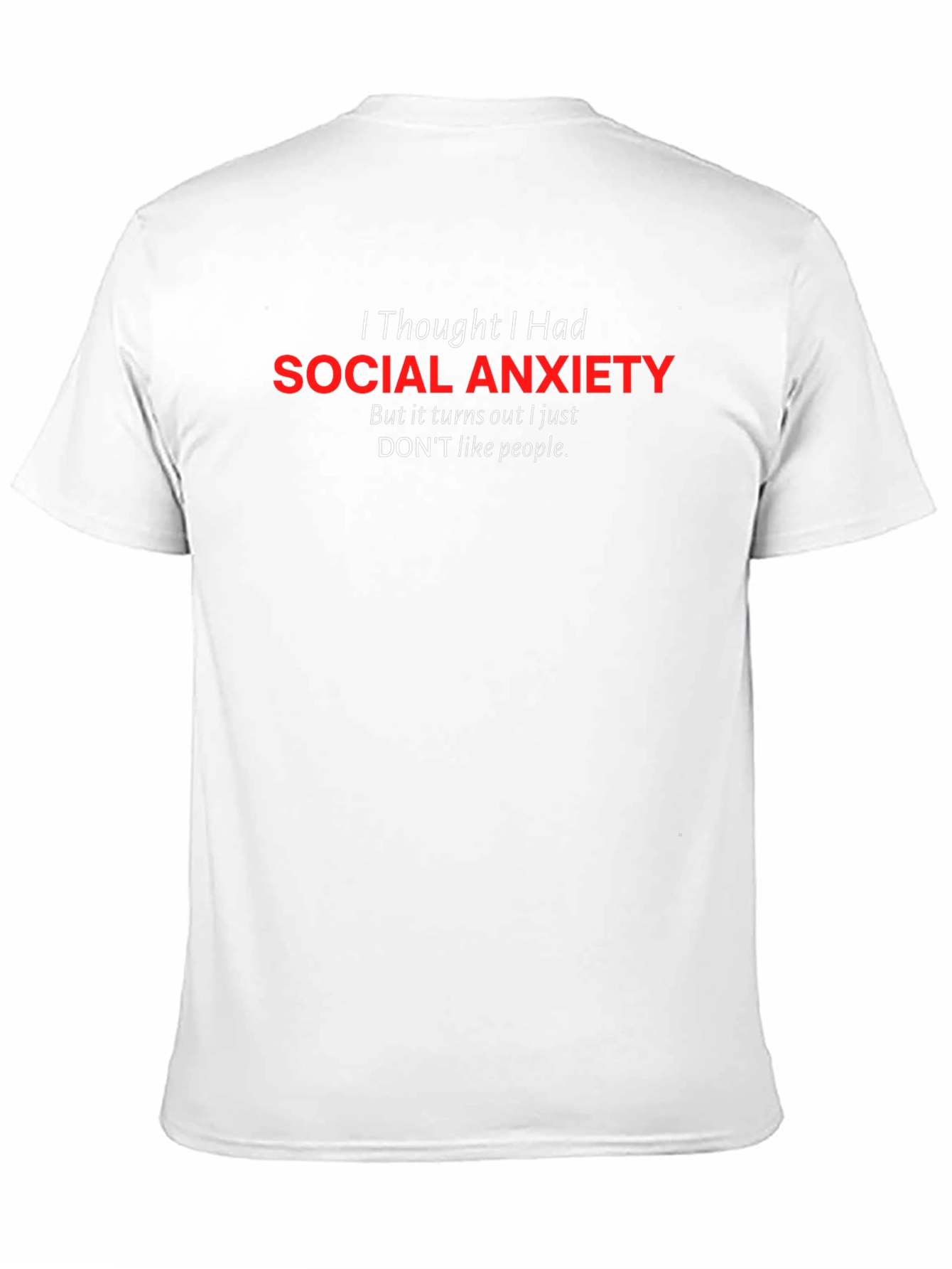 Social Anxiety Graphic Tee - Unisex