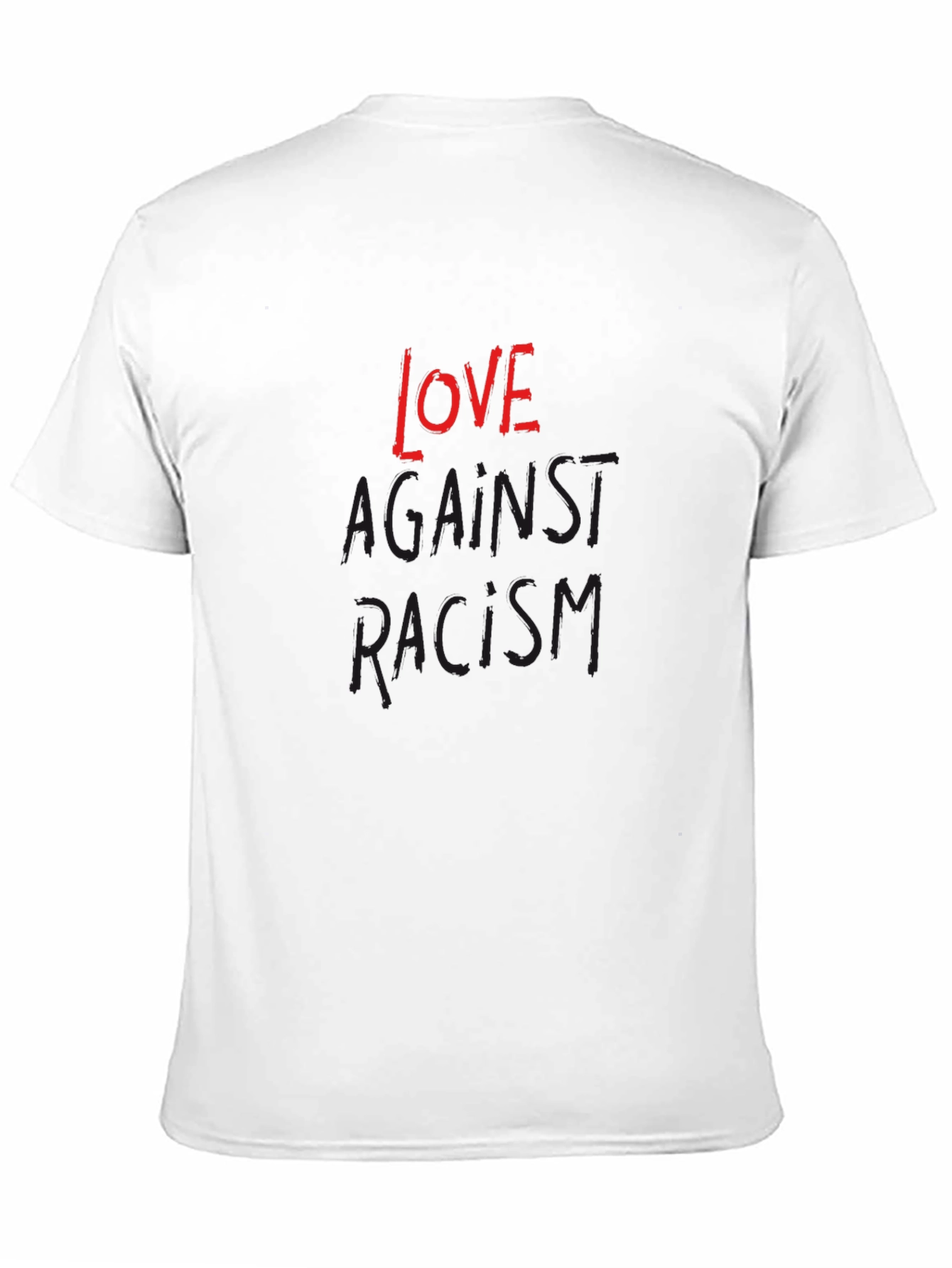 Love Against Racism Black T-Shirt