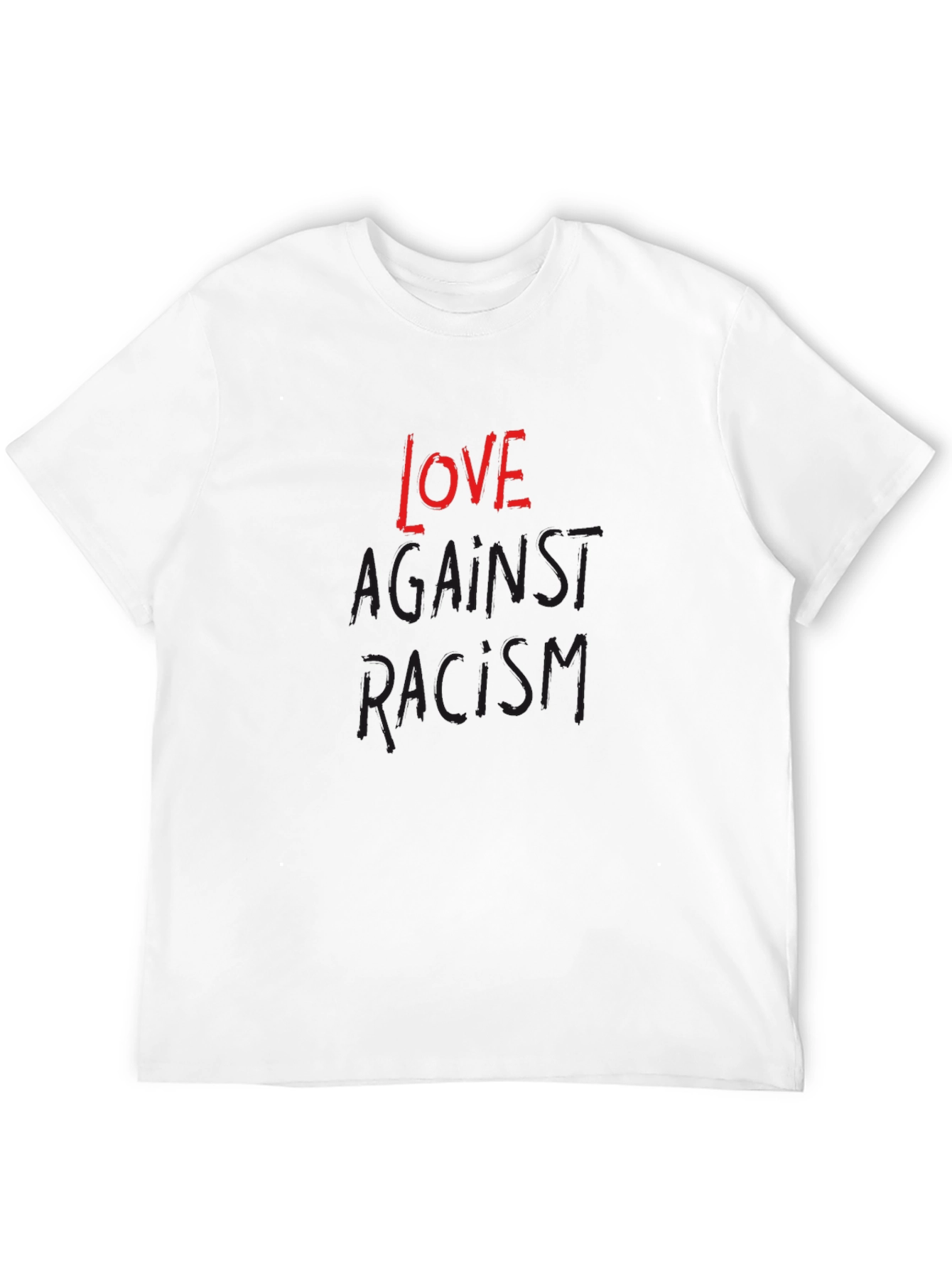 Love Against Racism Black T-Shirt