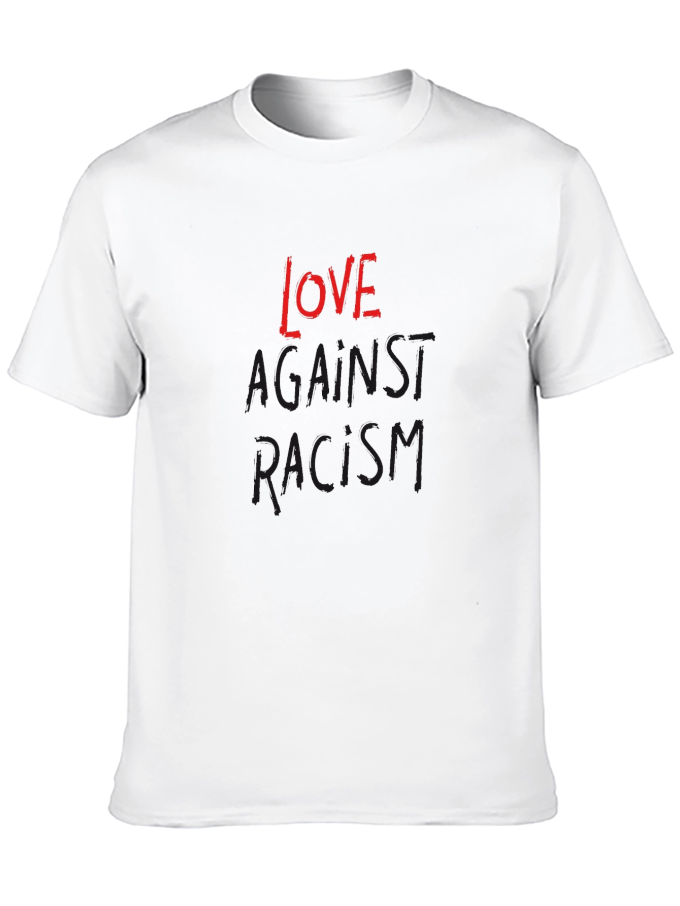 Love Against Racism Black T-Shirt