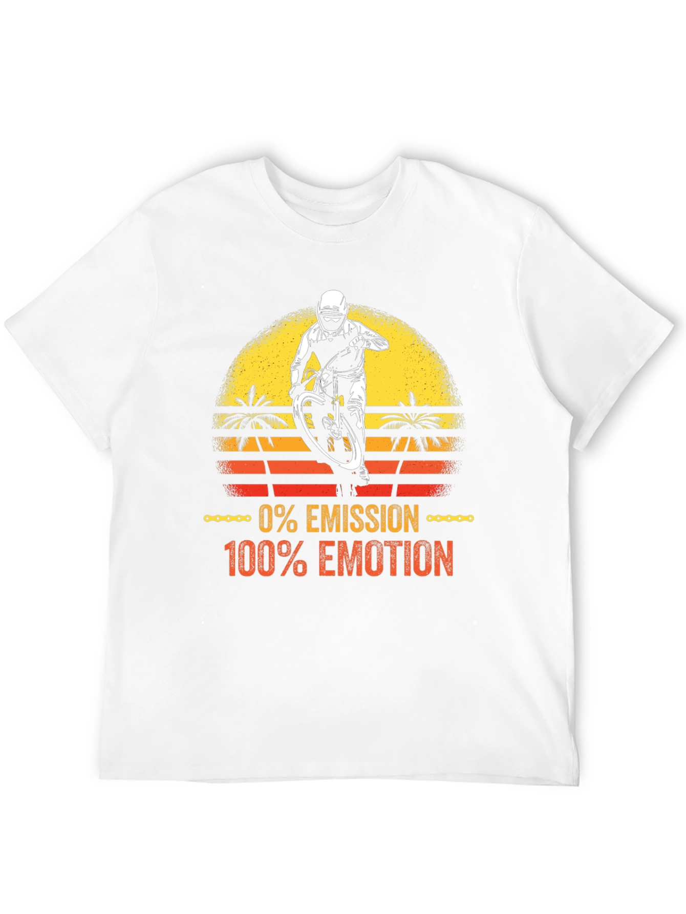 0% Emission 100% Emotion Mountain Bike T-Shirt