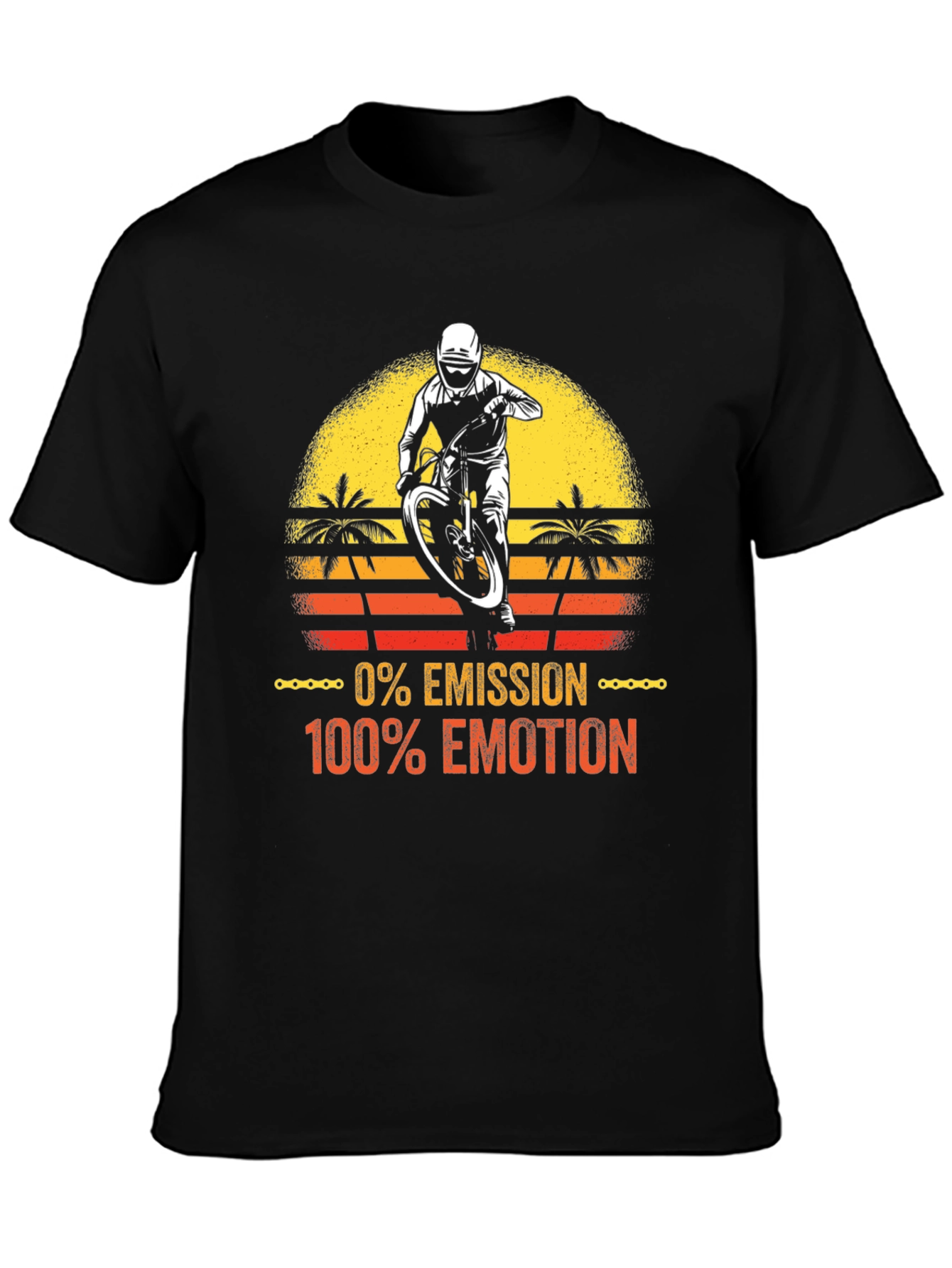 0% Emission 100% Emotion Mountain Bike T-Shirt