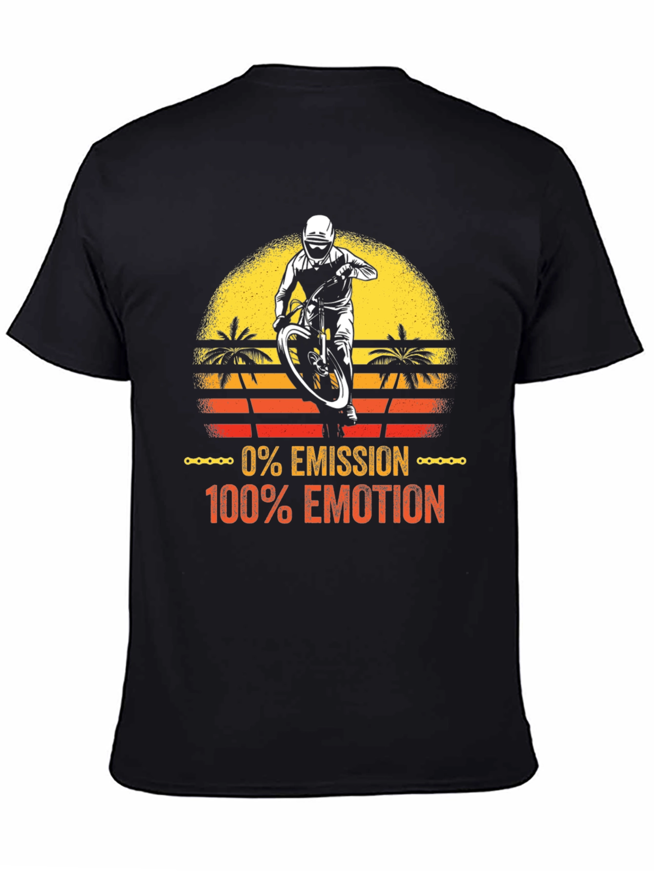 0% Emission 100% Emotion Mountain Bike T-Shirt