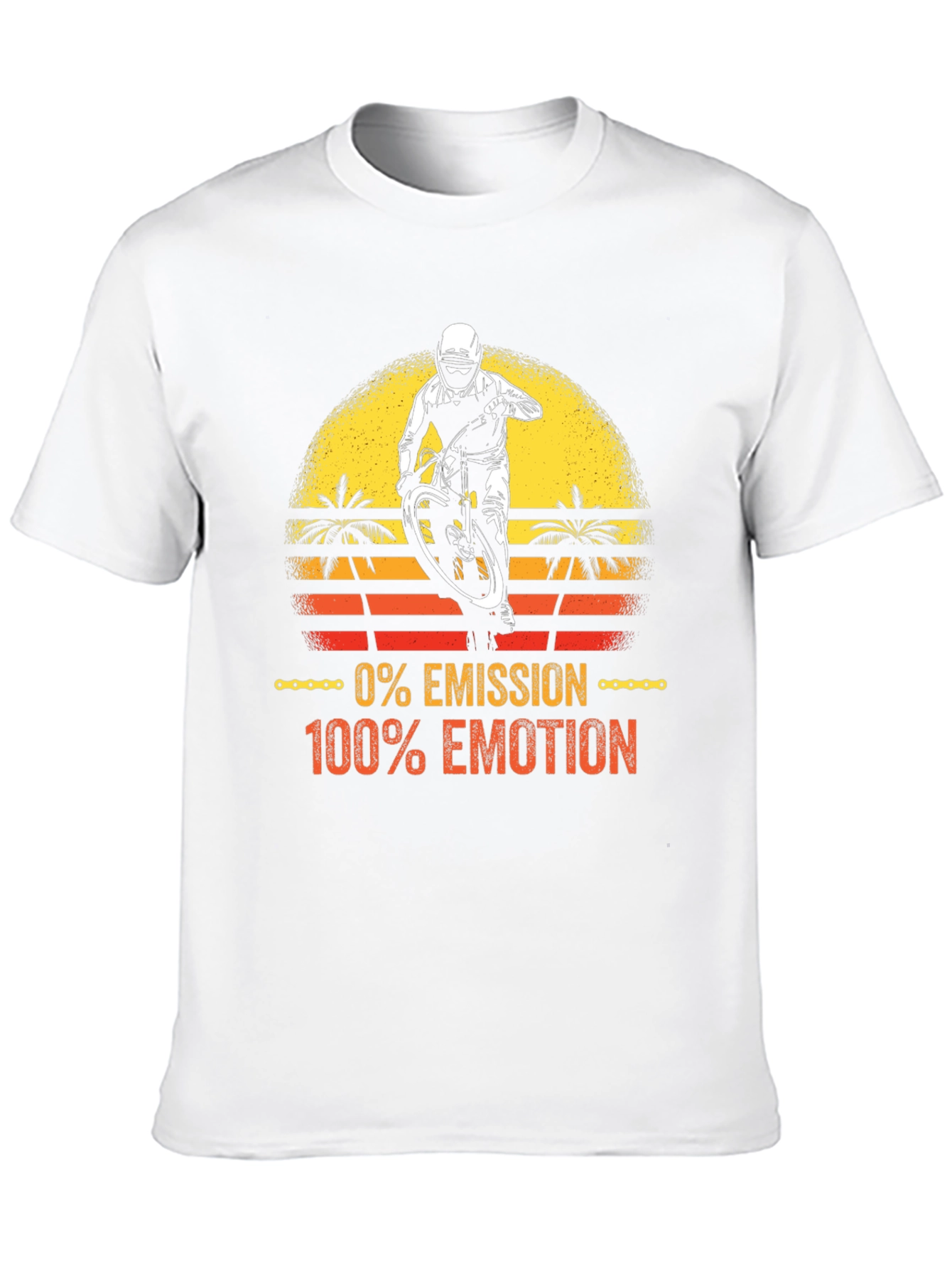 0% Emission 100% Emotion Mountain Bike T-Shirt