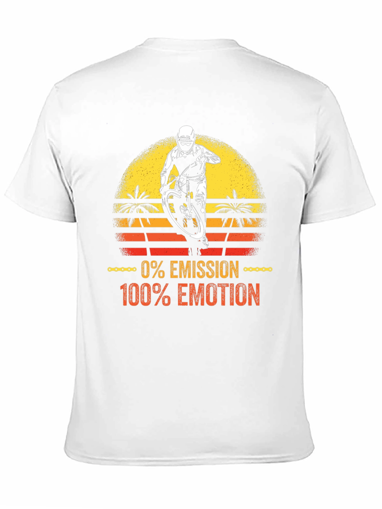 0% Emission 100% Emotion Mountain Bike T-Shirt