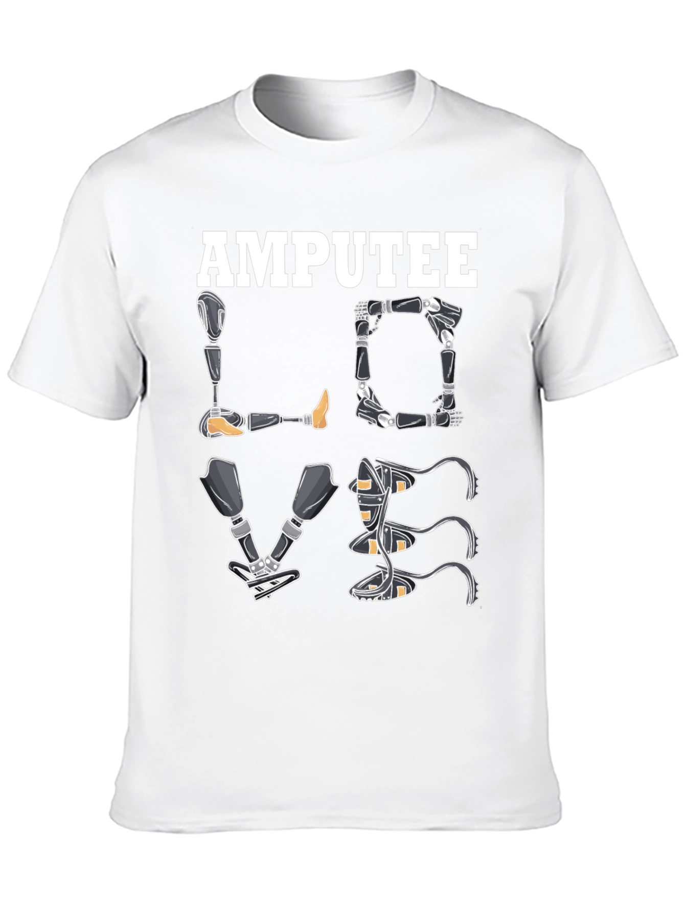 Amputee Love Prosthetic Limb T-Shirt
