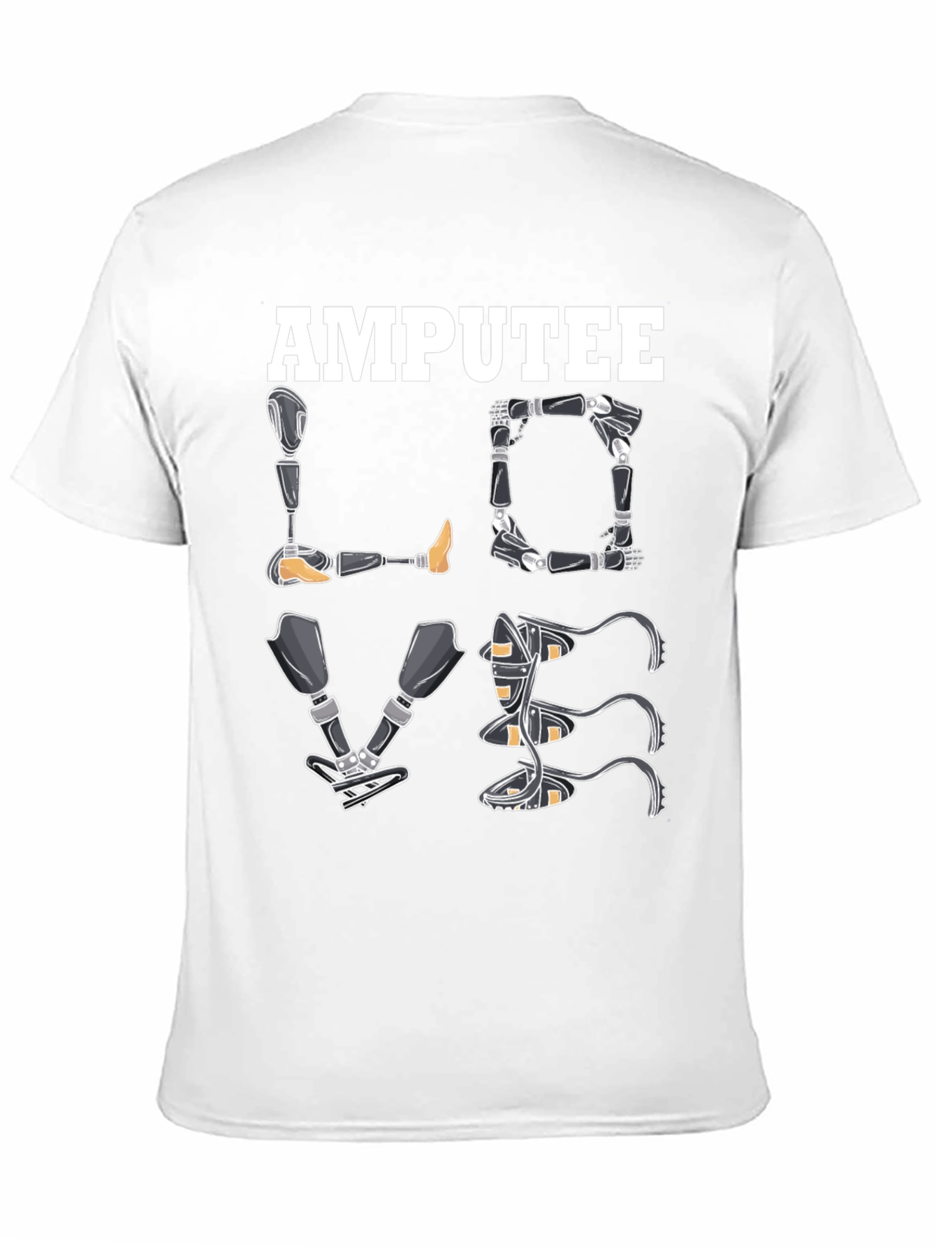 Amputee Love Prosthetic Limb T-Shirt
