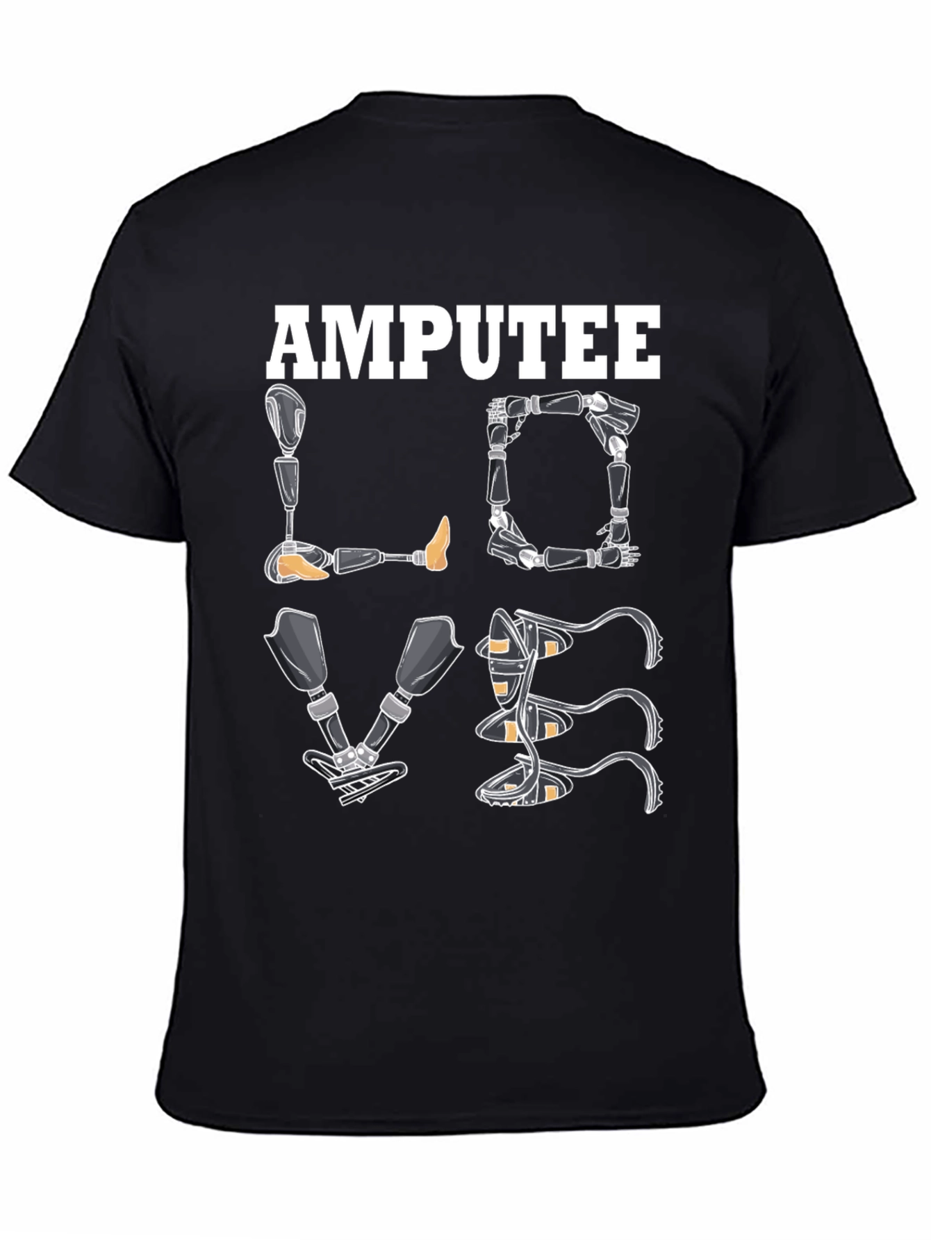 Amputee Love Prosthetic Limb T-Shirt