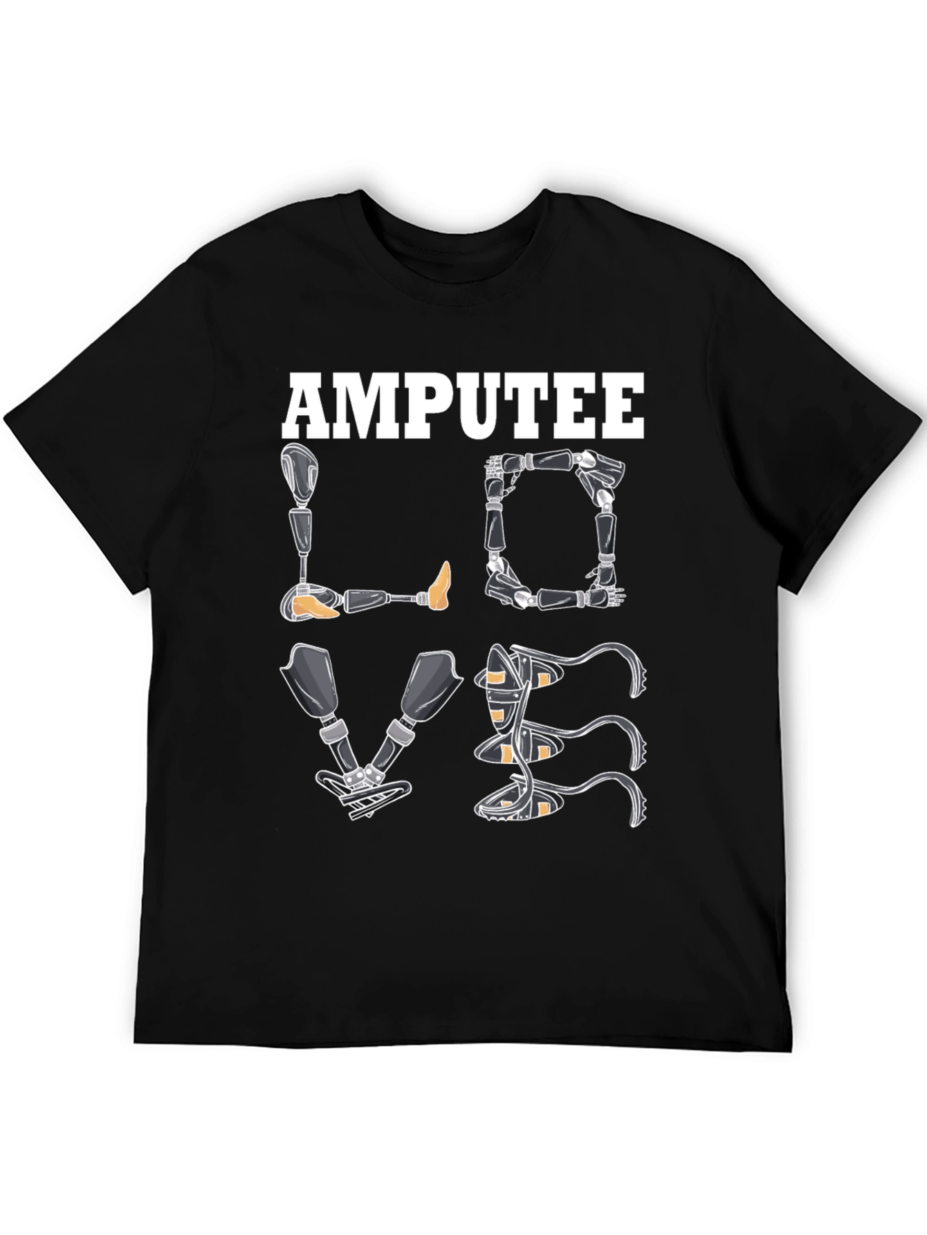 Amputee Love Prosthetic Limb T-Shirt