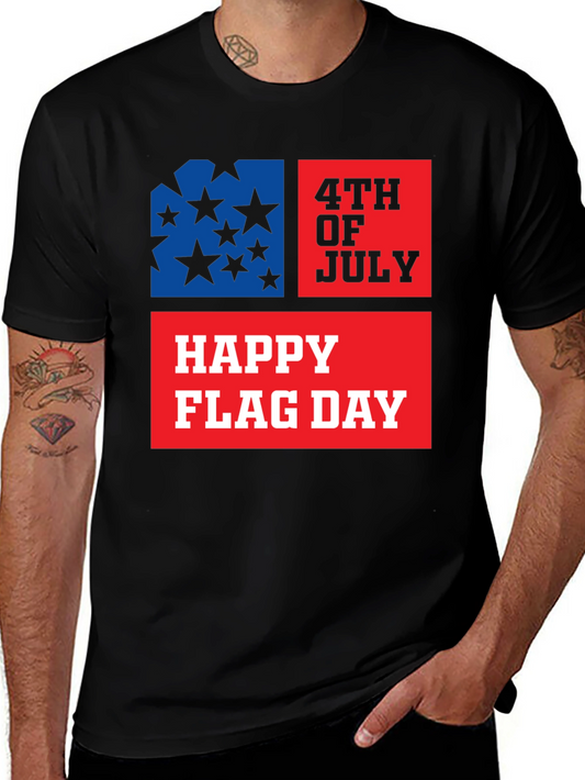 Patriotic USA Flag Graphic T-Shirt
