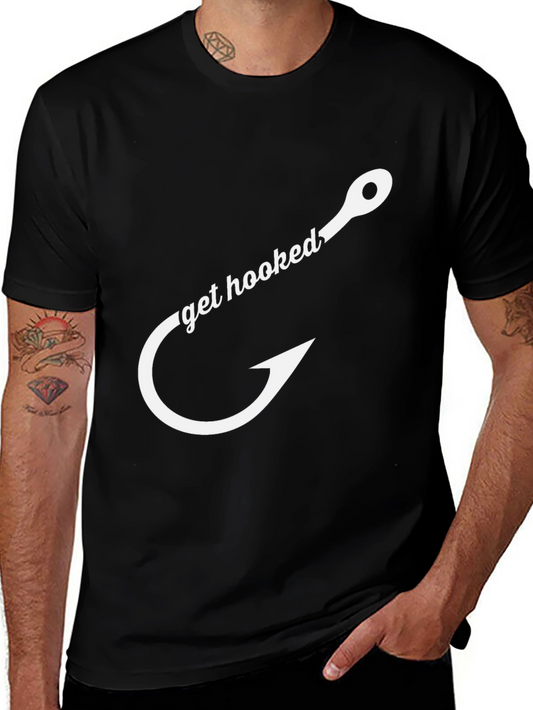 Get Hooked Fishing T-Shirt - Stylish Angler Tee